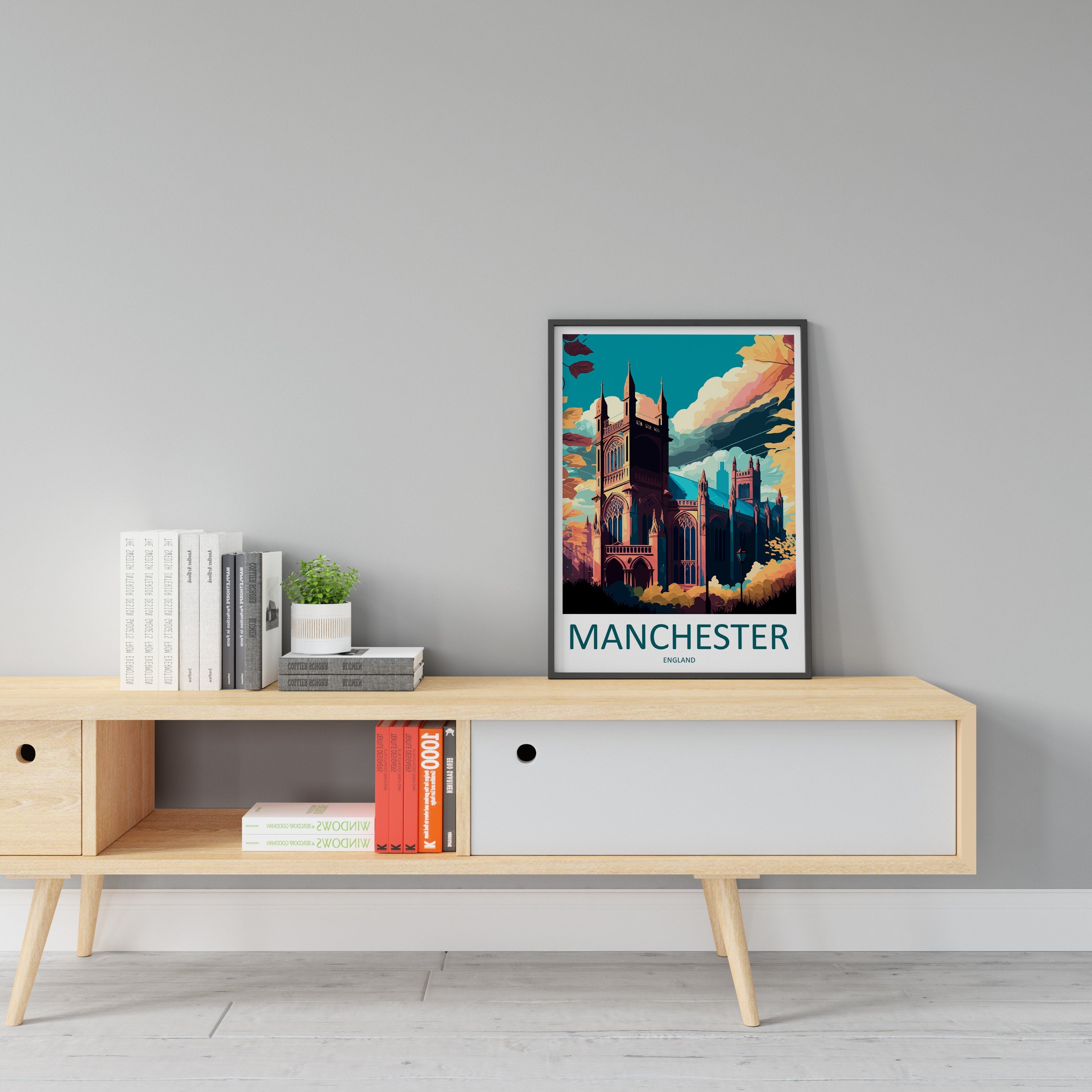 Manchester Travel Print