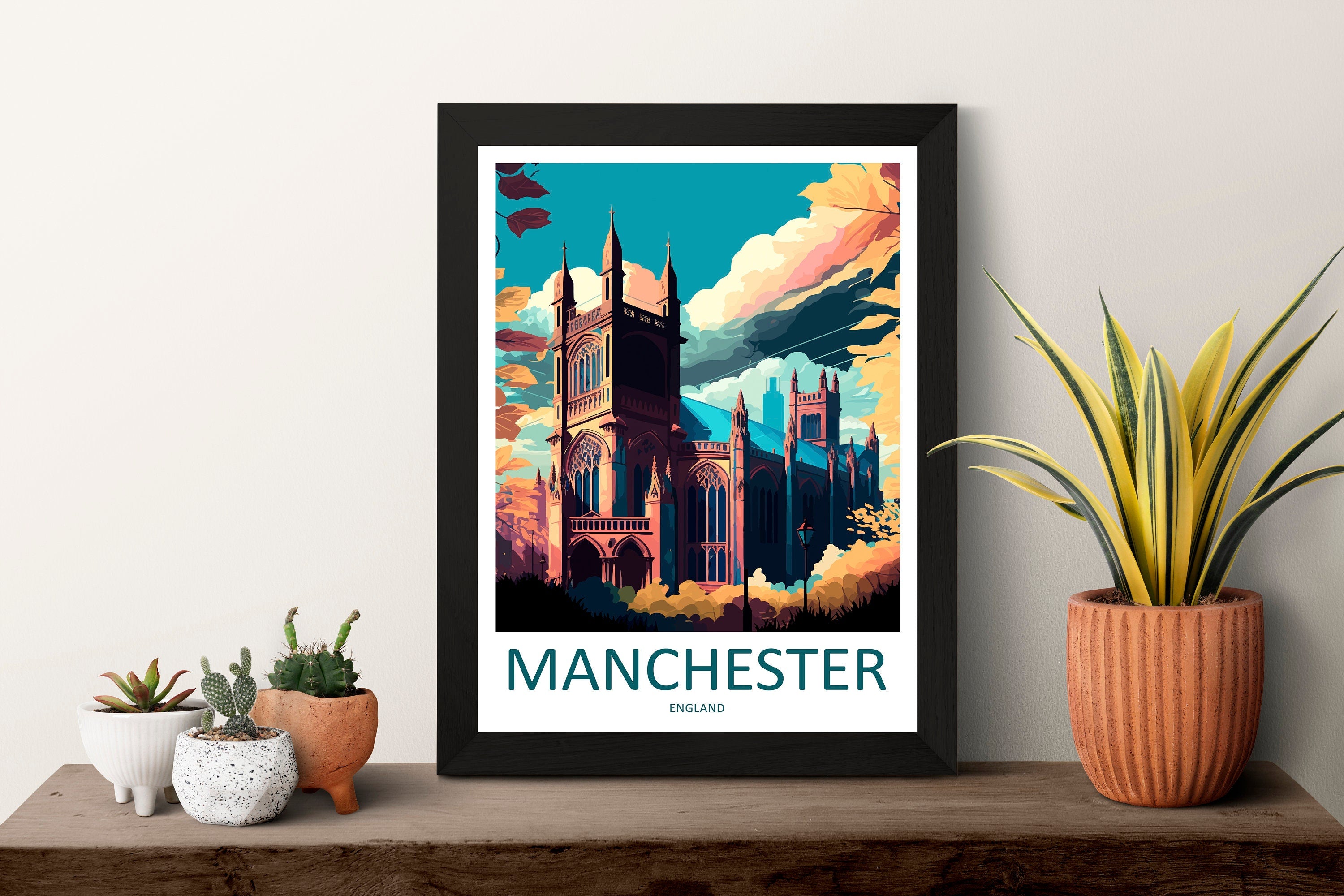 Manchester Travel Print