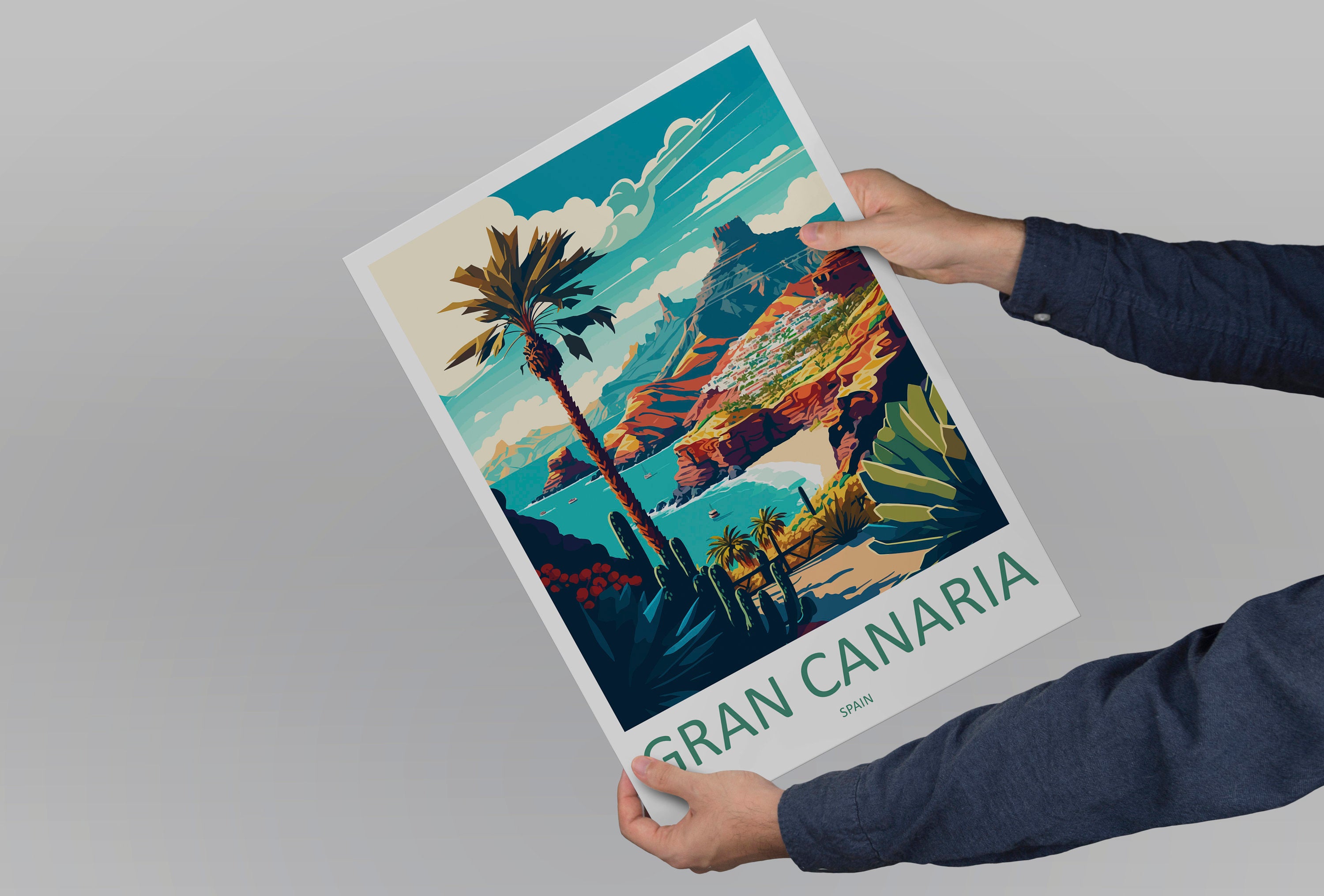 Gran Canaria Travel Print