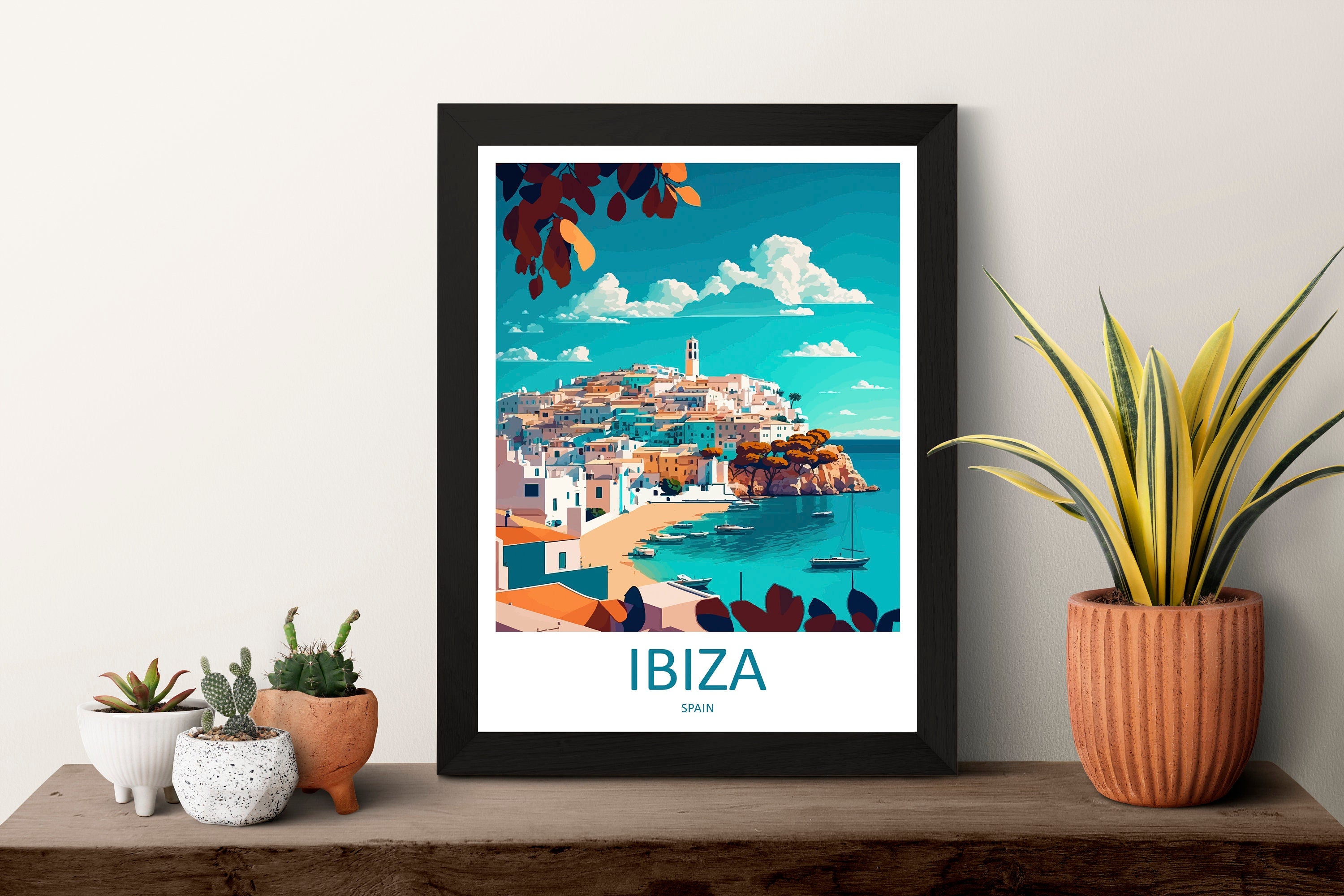 Ibiza Travel Print