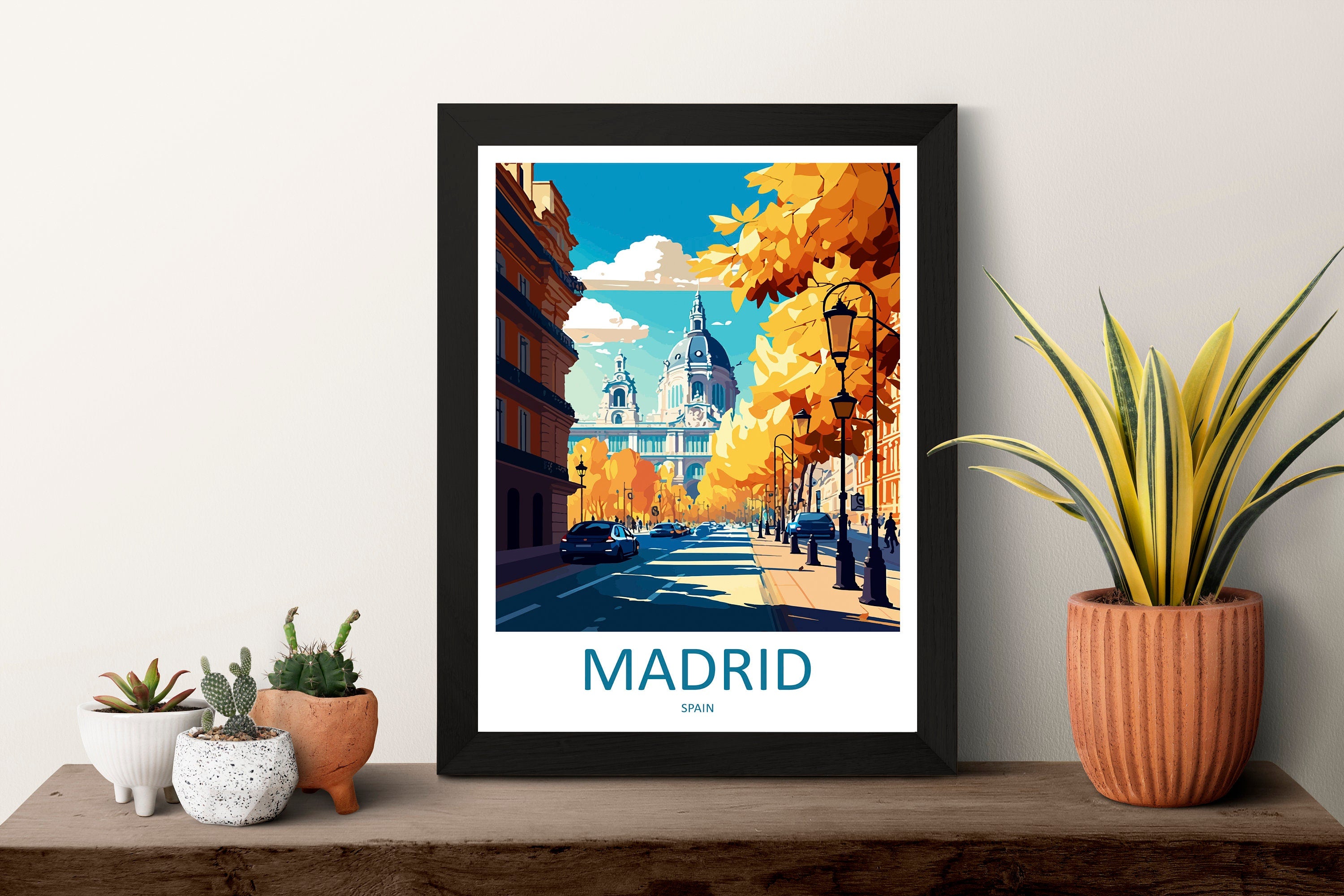 Madrid Travel Print