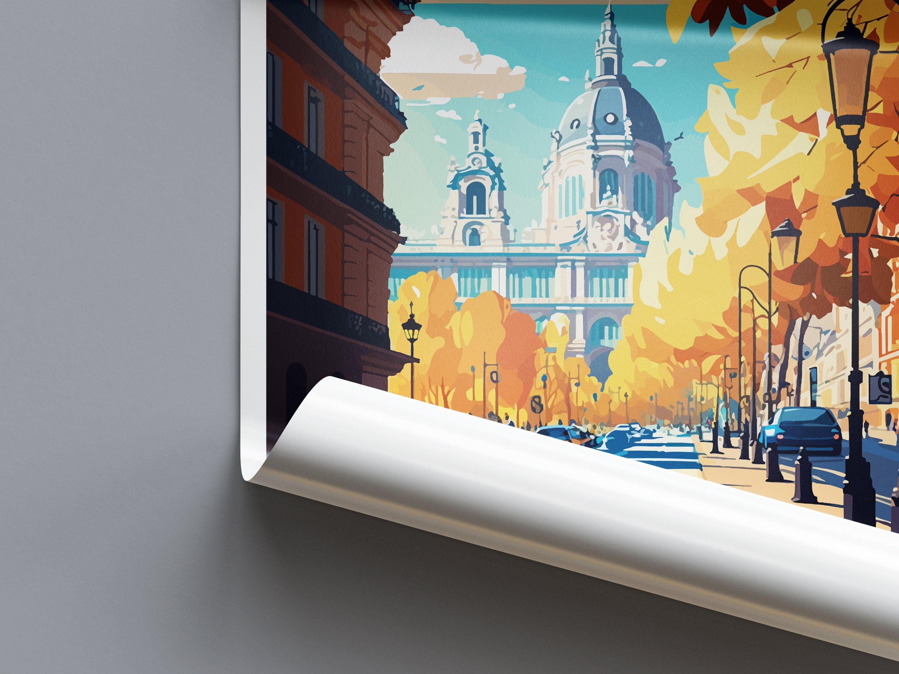 Madrid Travel Print