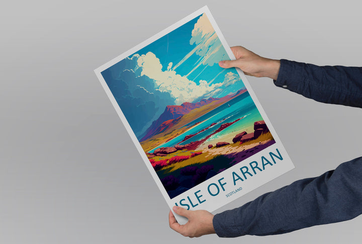 Isle Of Arran Travel Print Wall Art Isle Of Arran Wall Hanging Home Décor Isle Of Arran Gift Art Lovers Scotland Art Lover Gift Isle Poster