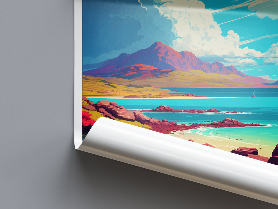 Isle Of Arran Travel Print Wall Art Isle Of Arran Wall Hanging Home Décor Isle Of Arran Gift Art Lovers Scotland Art Lover Gift Isle Poster