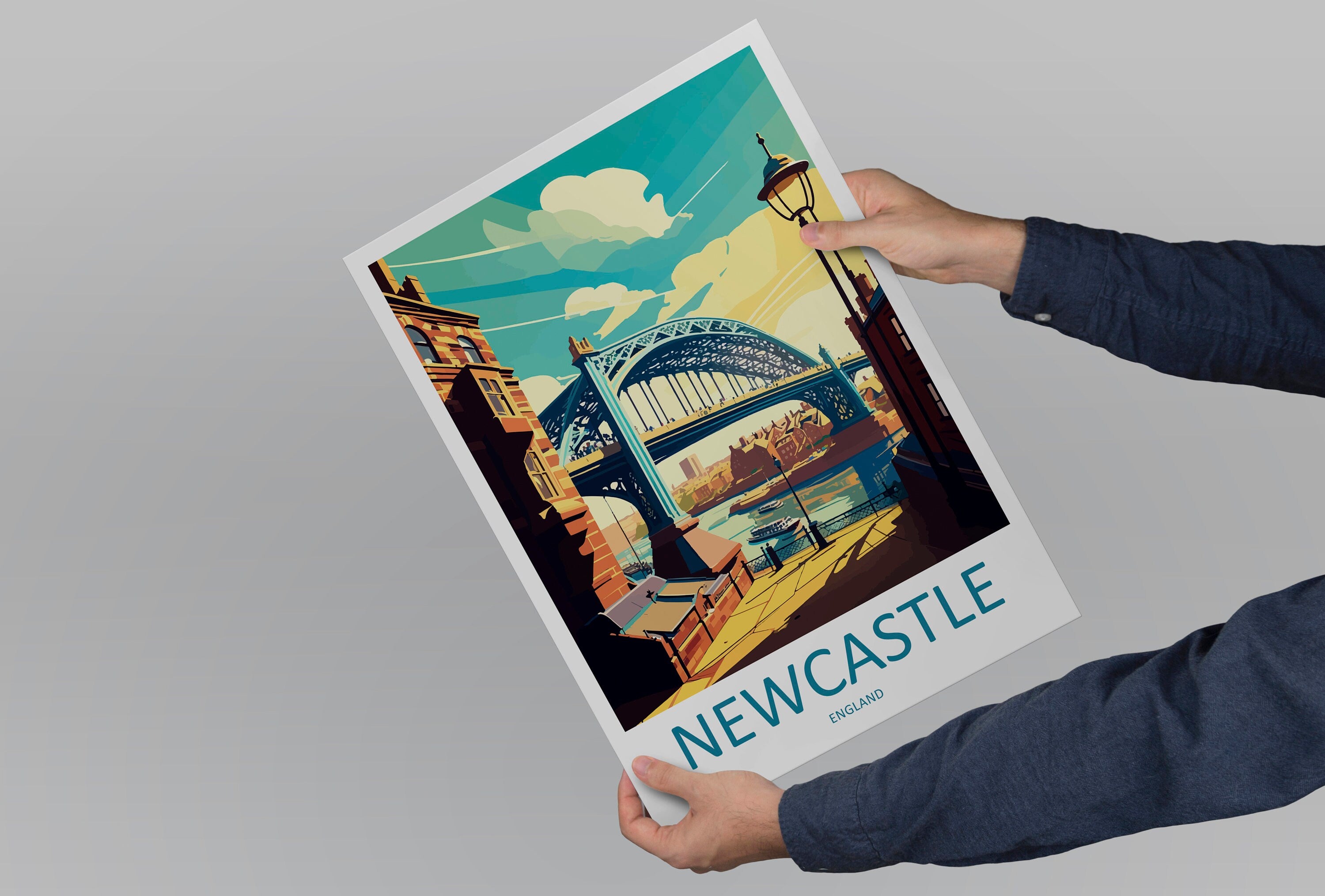 Newcastle Travel Print