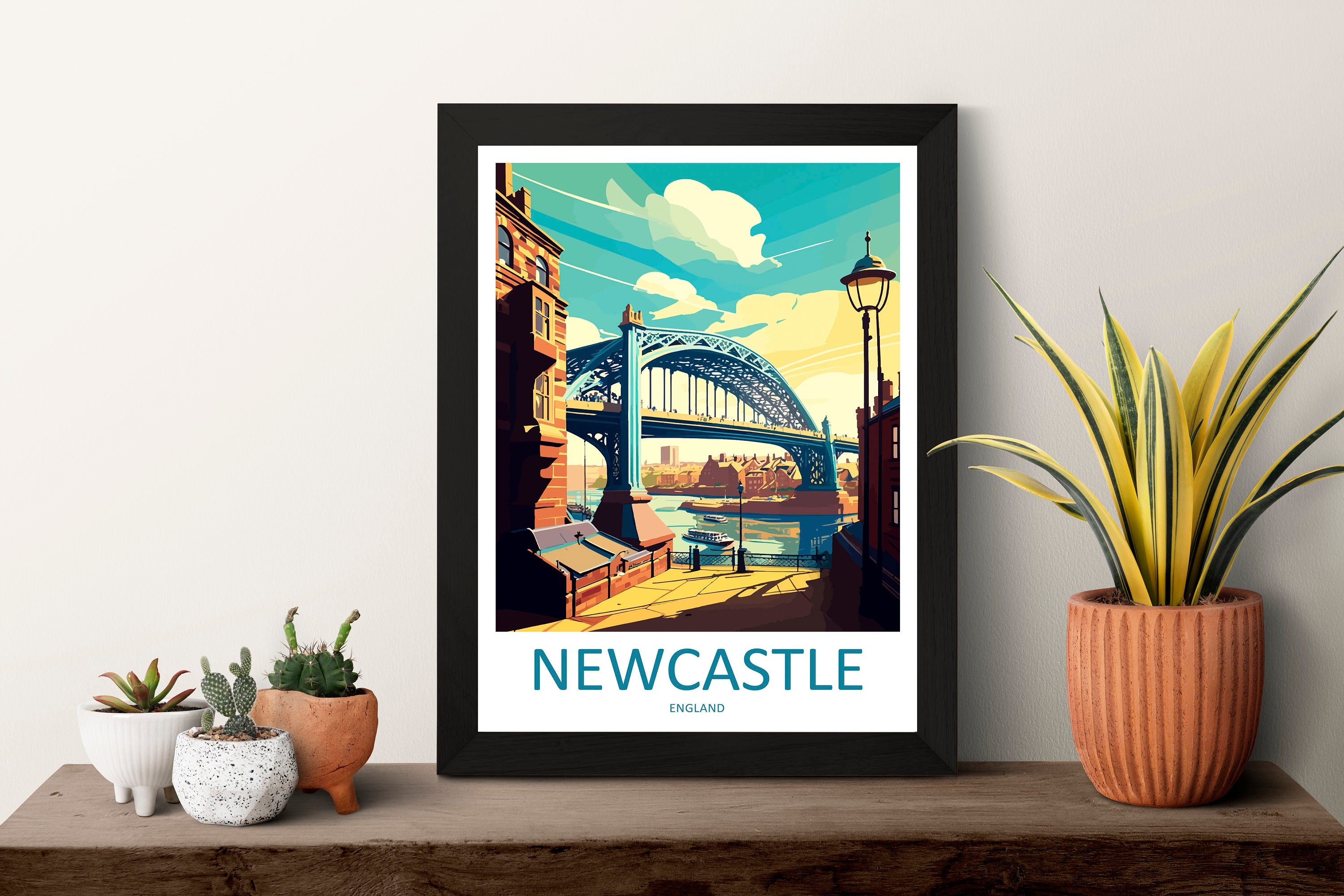 Newcastle Travel Print