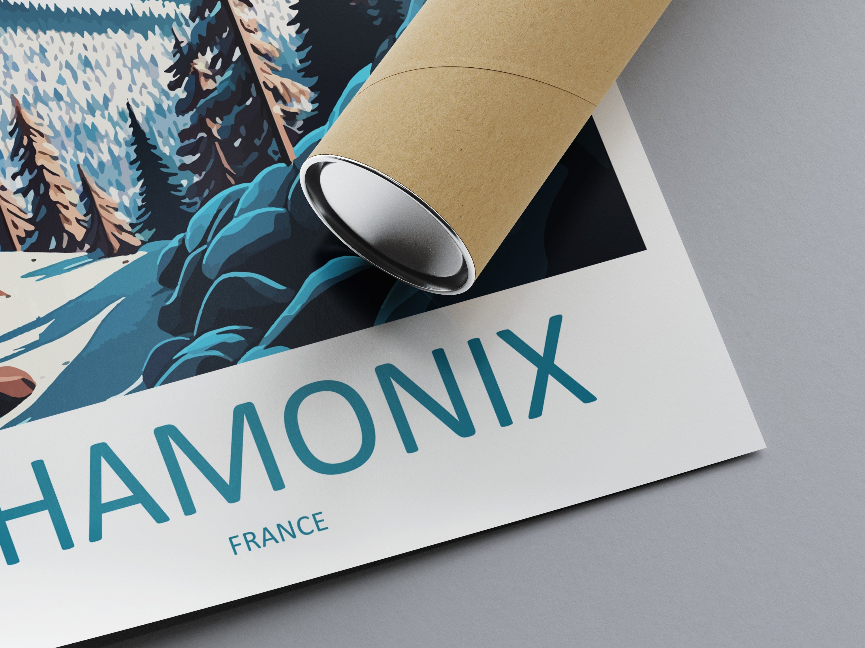 Chamonix Travel Print