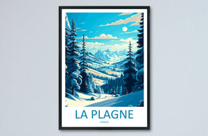 La Plagne Travel Print