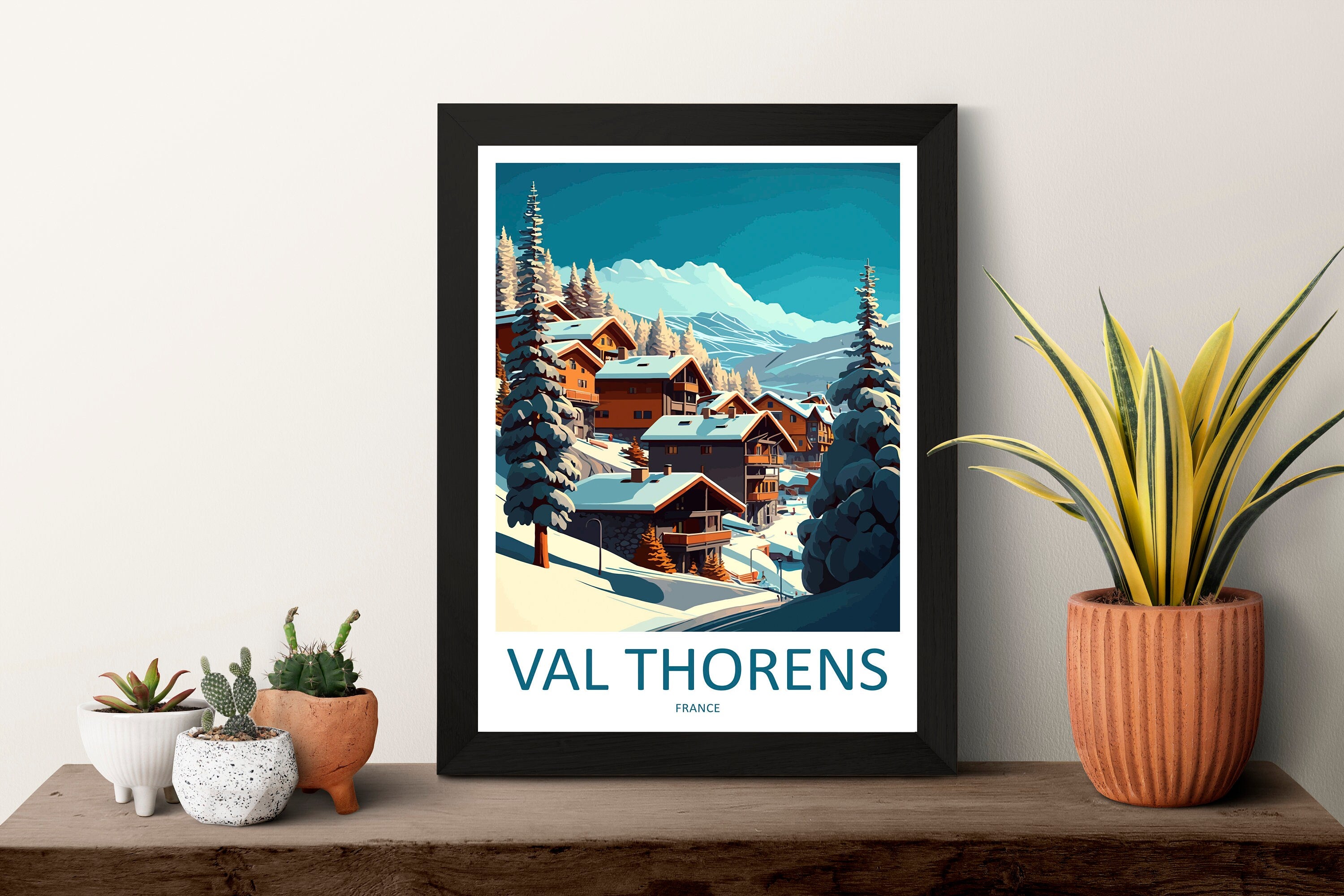 Val Thorens Travel Print