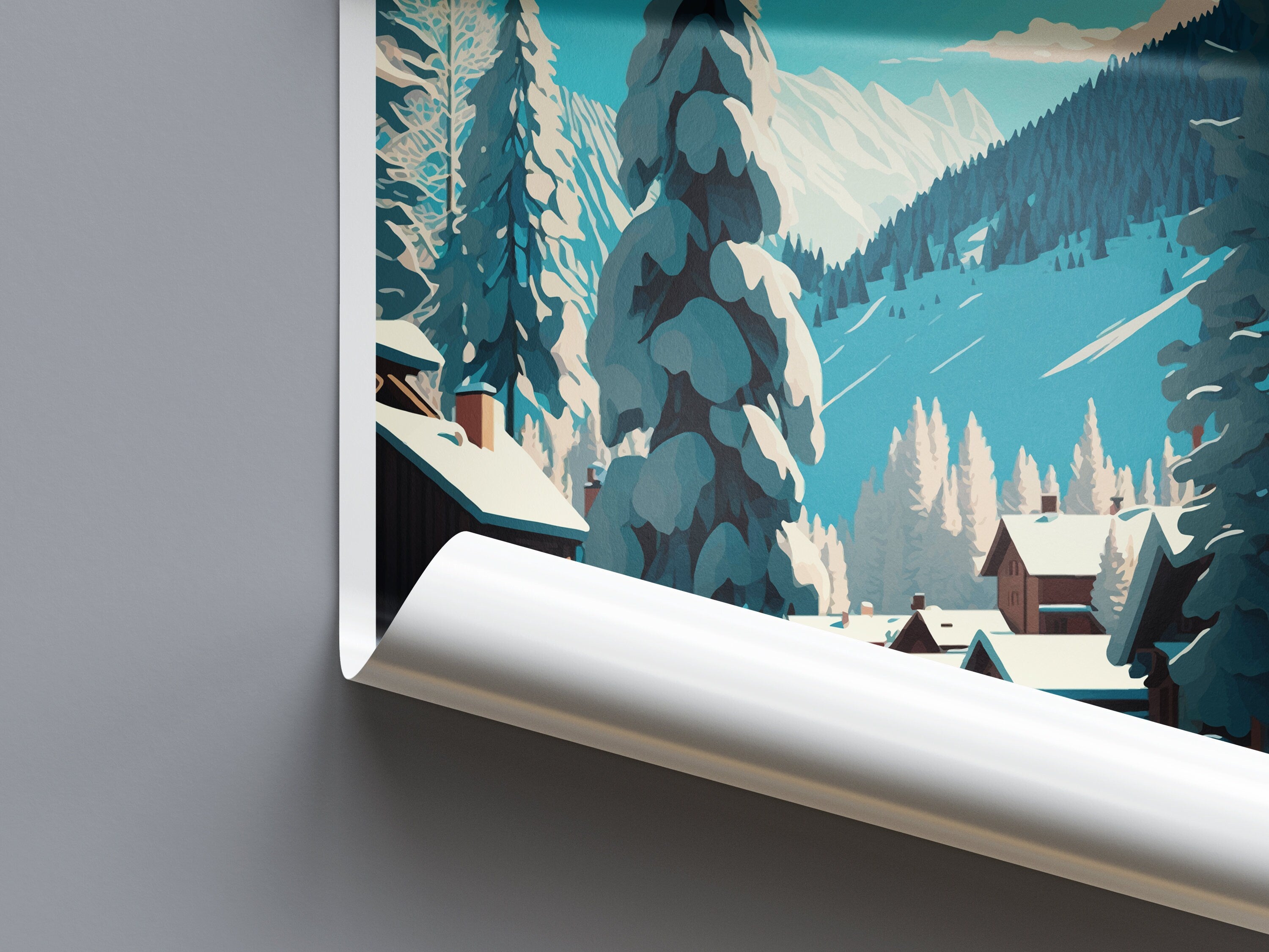 Val d'isere Travel Print