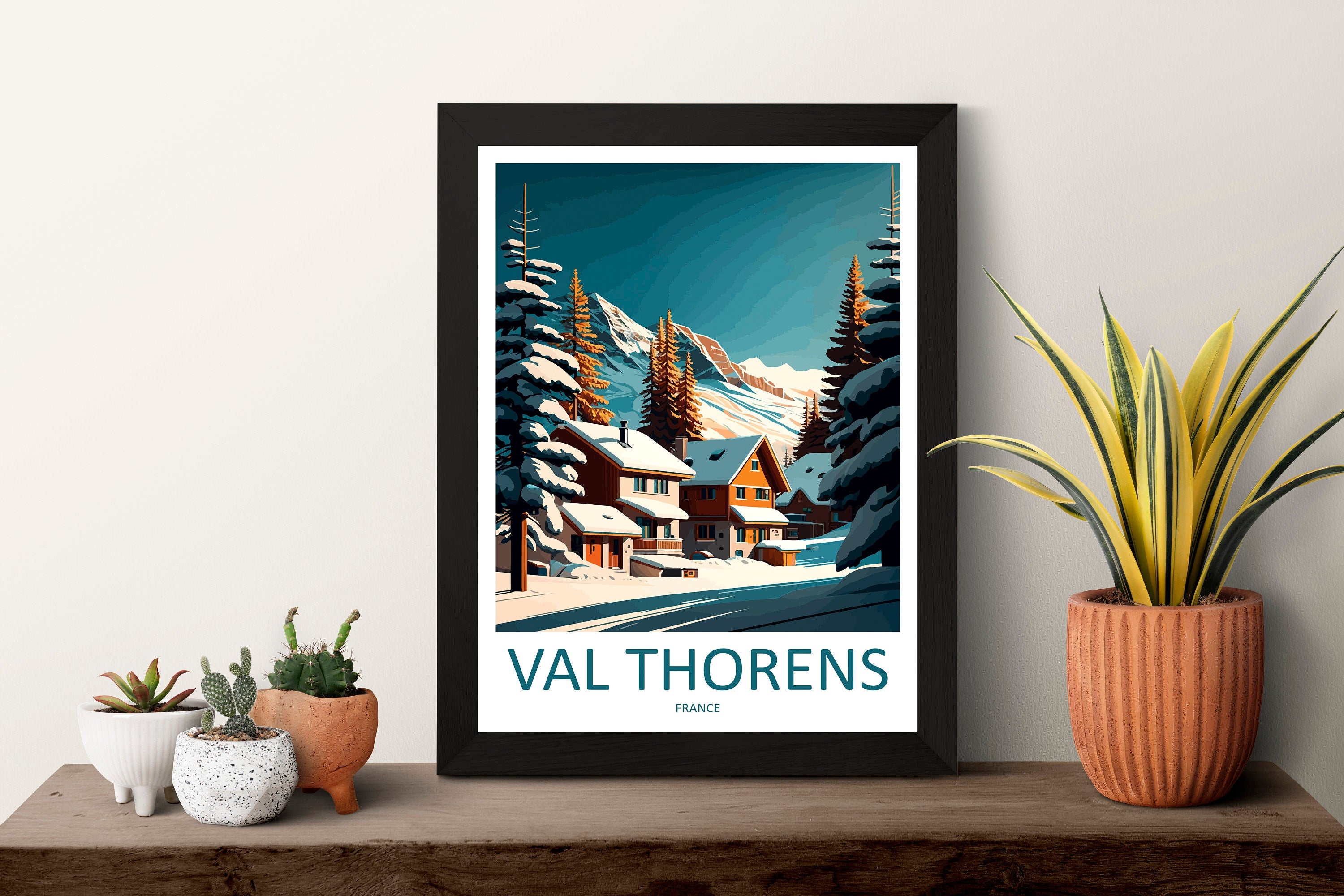 Val Thorens Travel Print