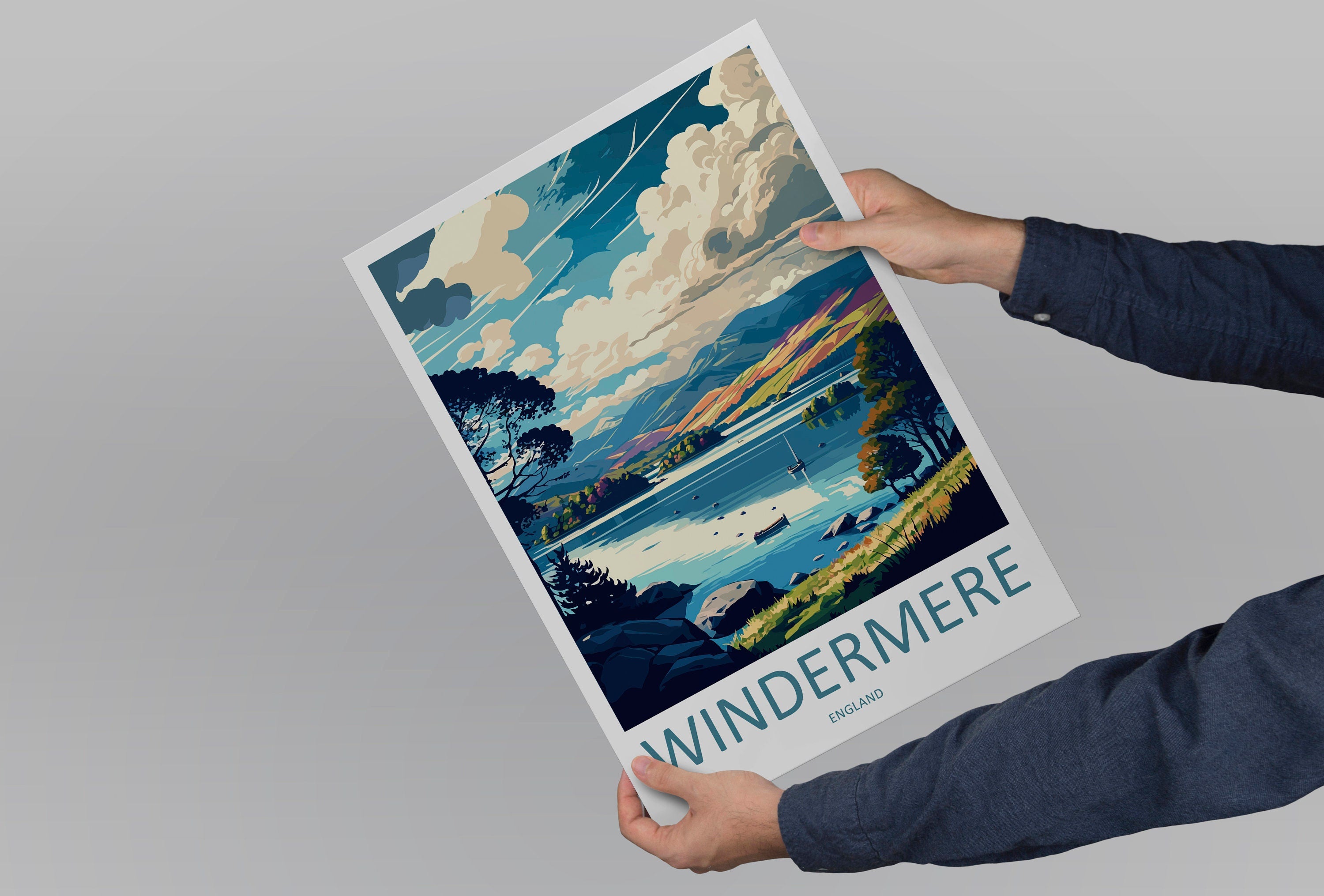 Windermere Travel Print