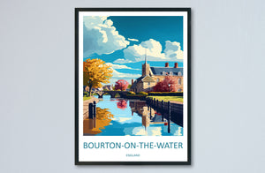 Bourton-on-the-water Travel Print