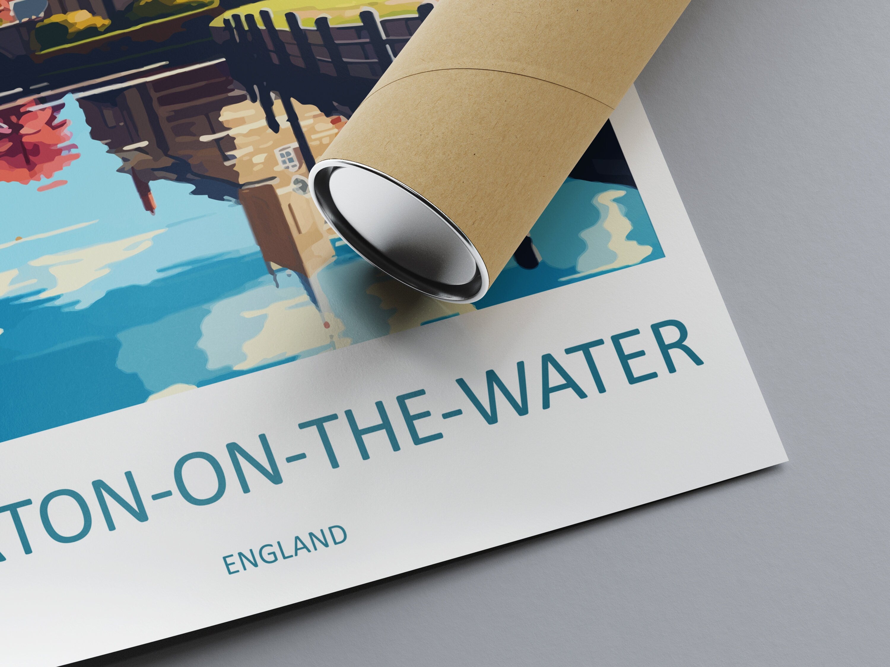 Bourton-on-the-water Travel Print