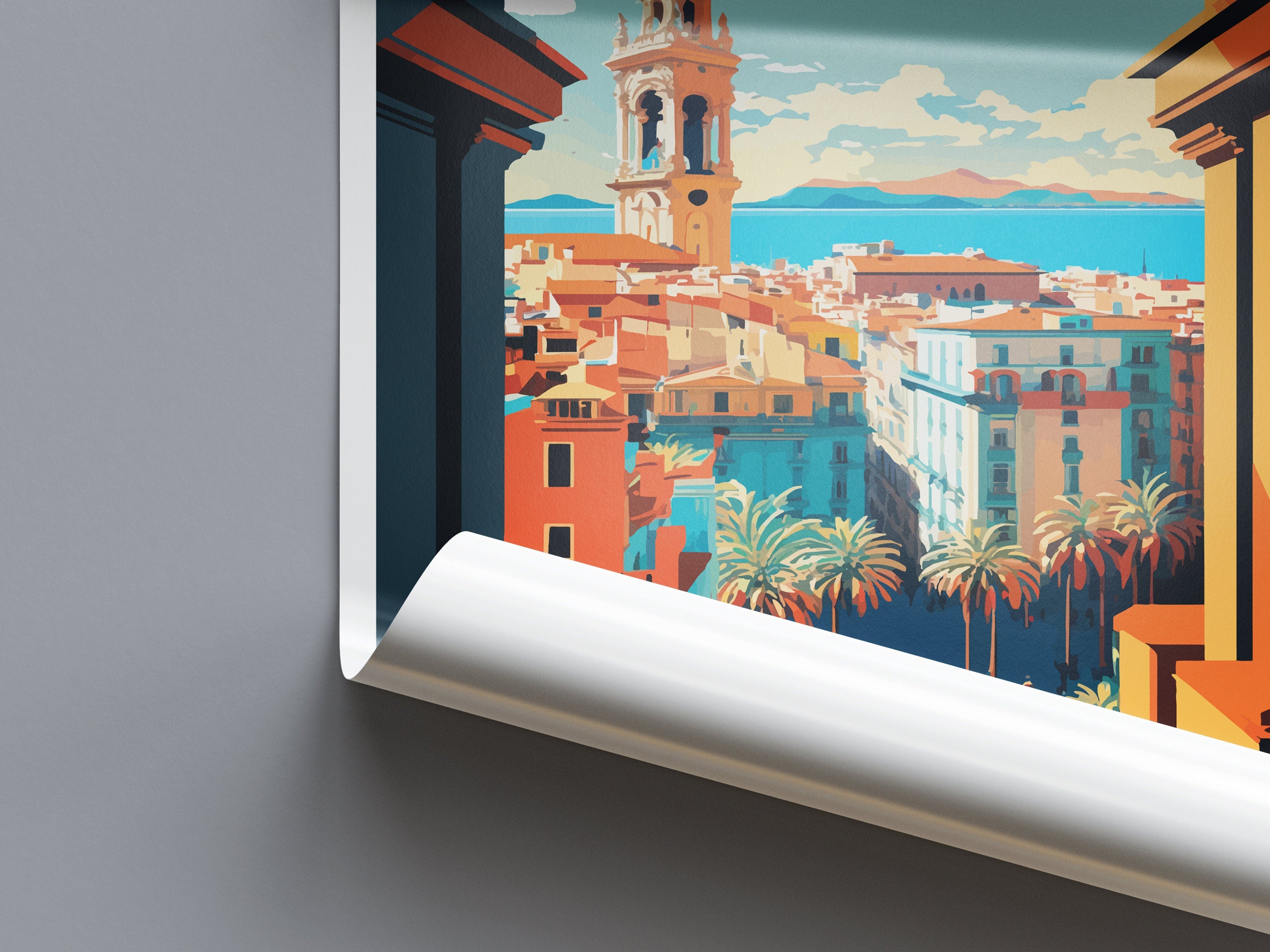 Barcelona Travel Print