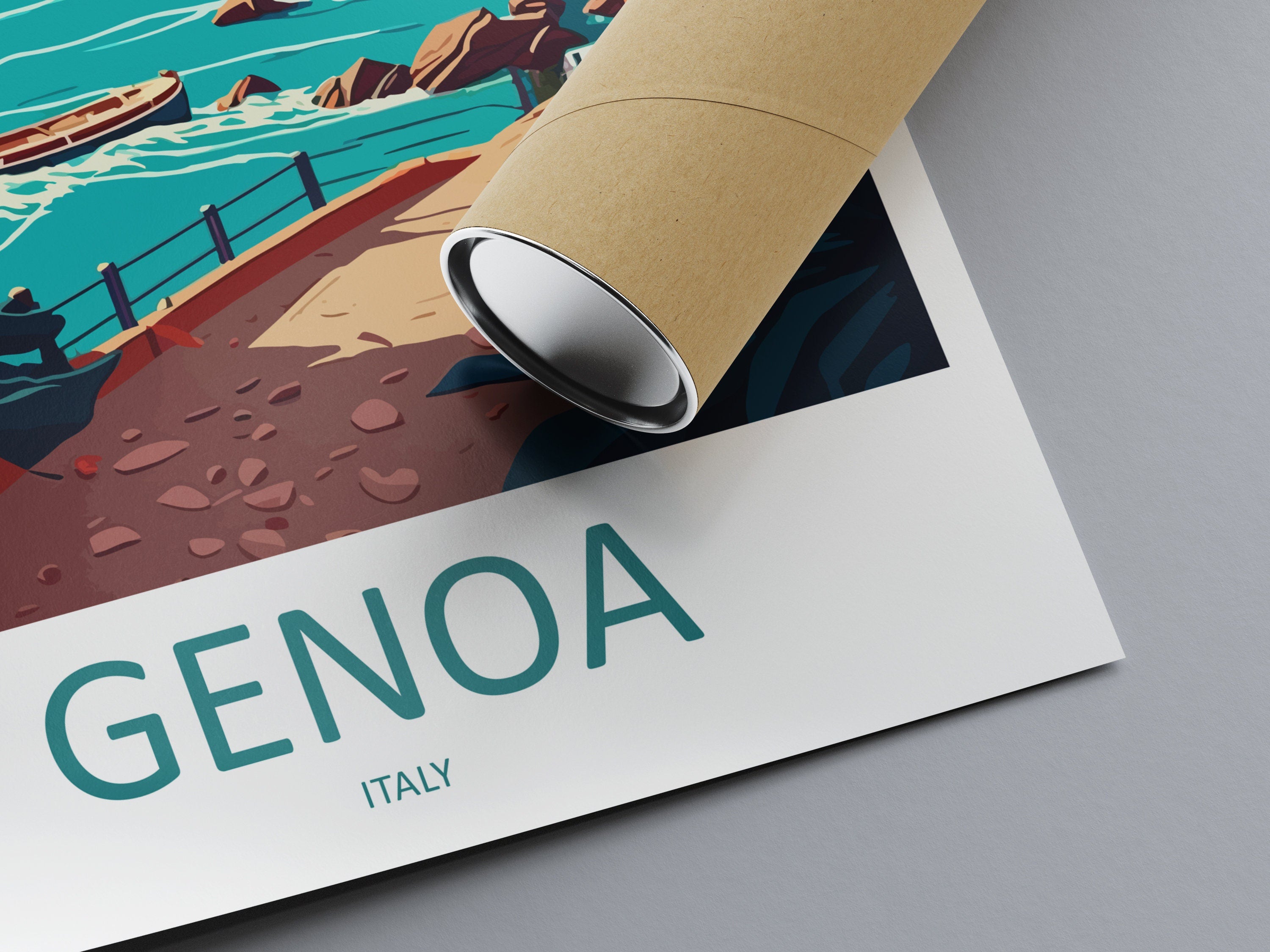 Genoa Travel Print