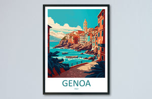 Genoa Travel Print