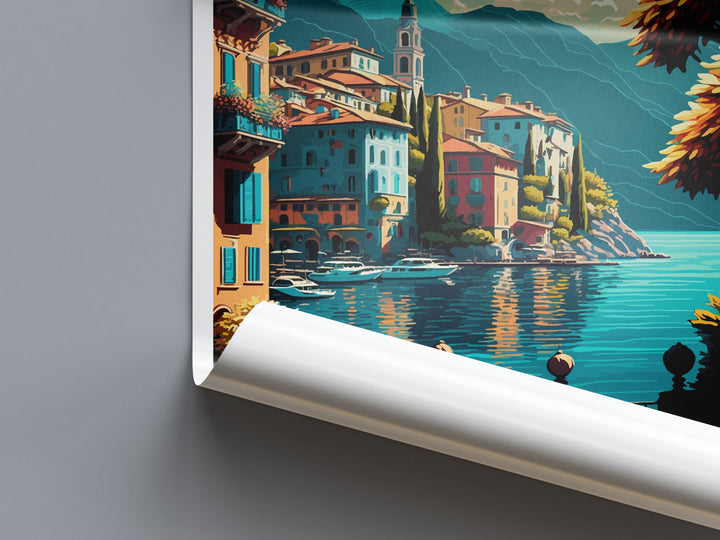 Bellagio Travel Print Wall Art Bellagio Wall Hanging Home Décor Bellagio Gift Art Lovers Italy Art Lover Gift Bellagio Print Bellagio Travel