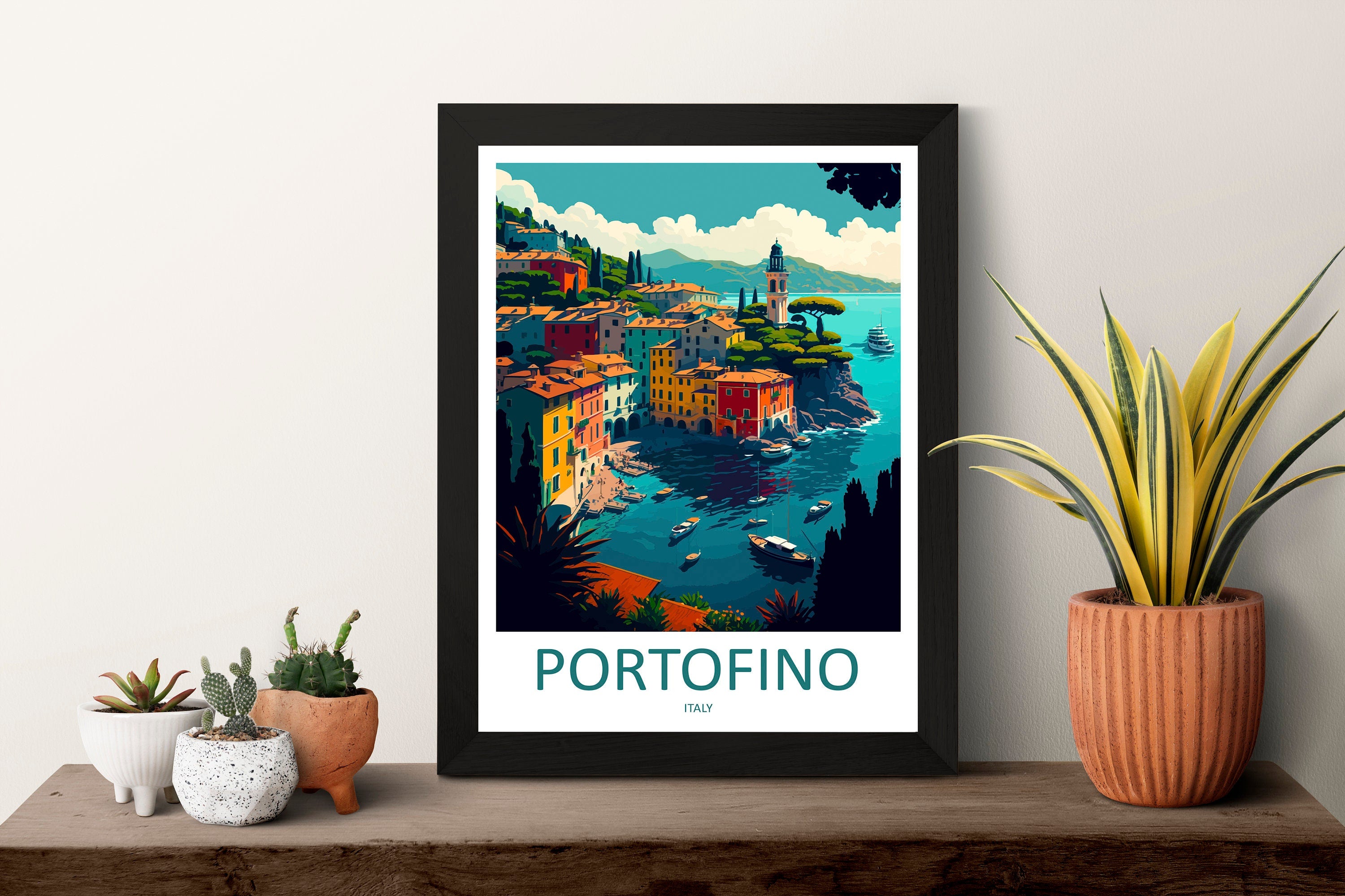 Portofino Travel Print