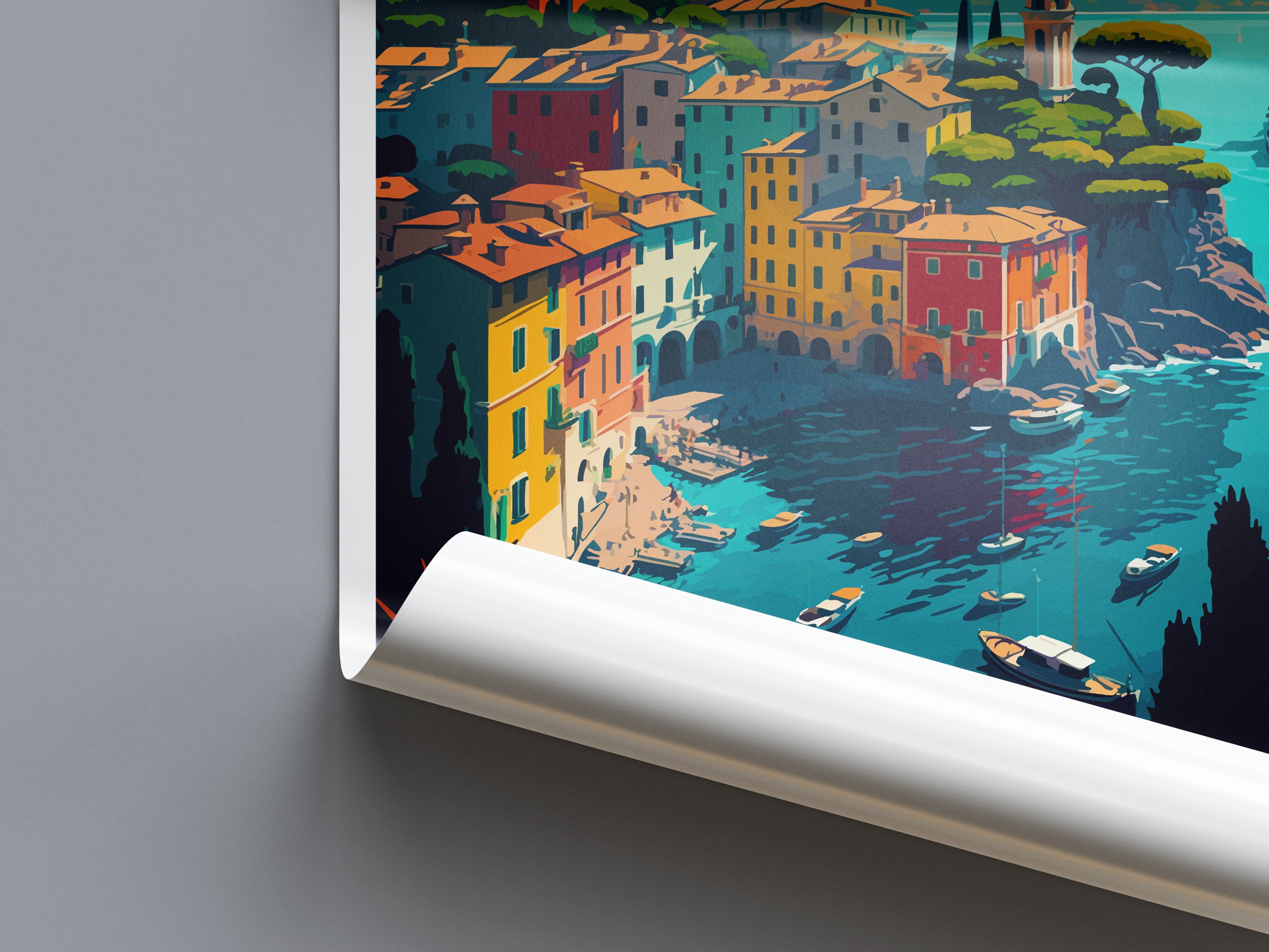 Portofino Travel Print