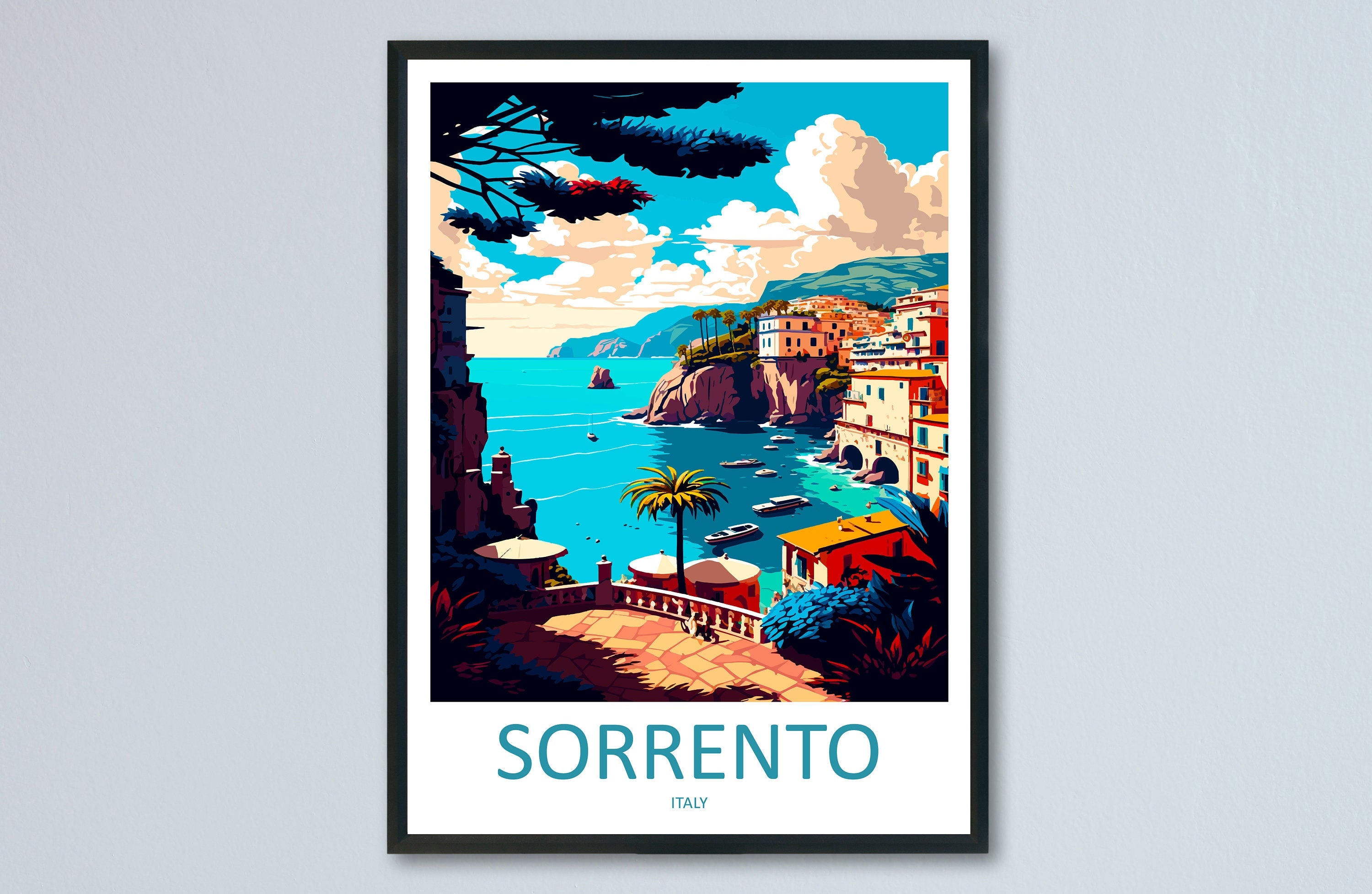 Sorrento Travel Print