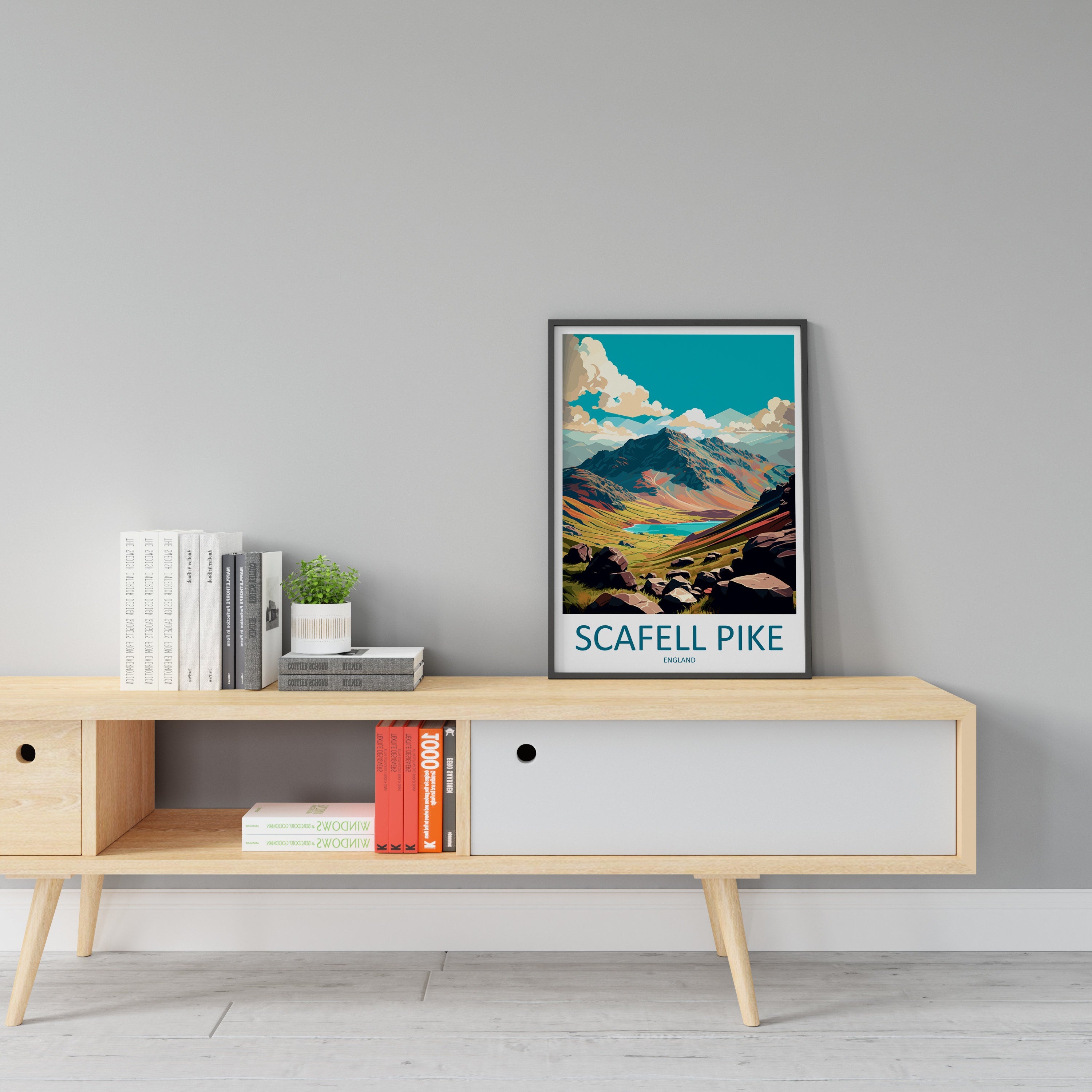 Scafell Pike Travel Print