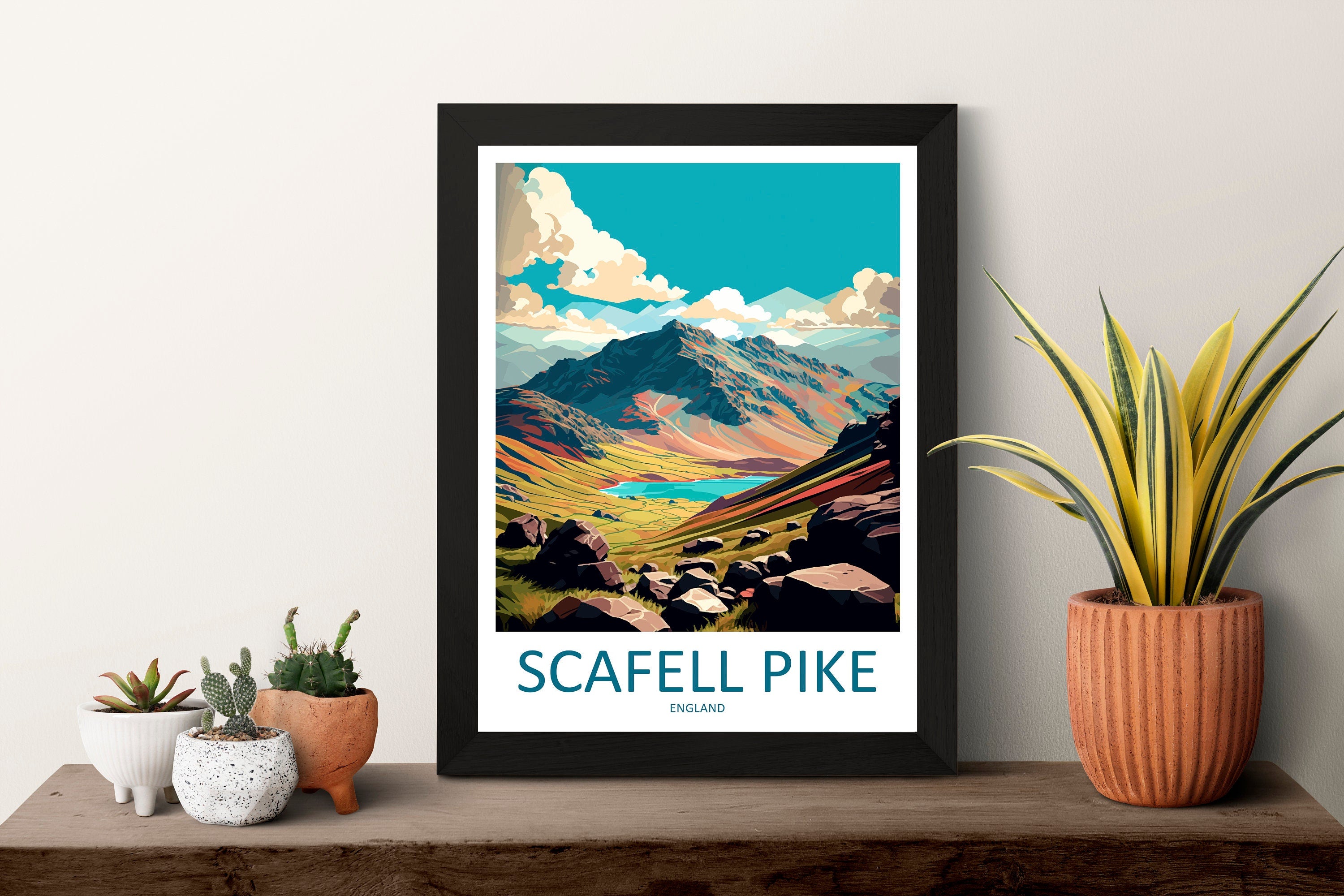 Scafell Pike Travel Print