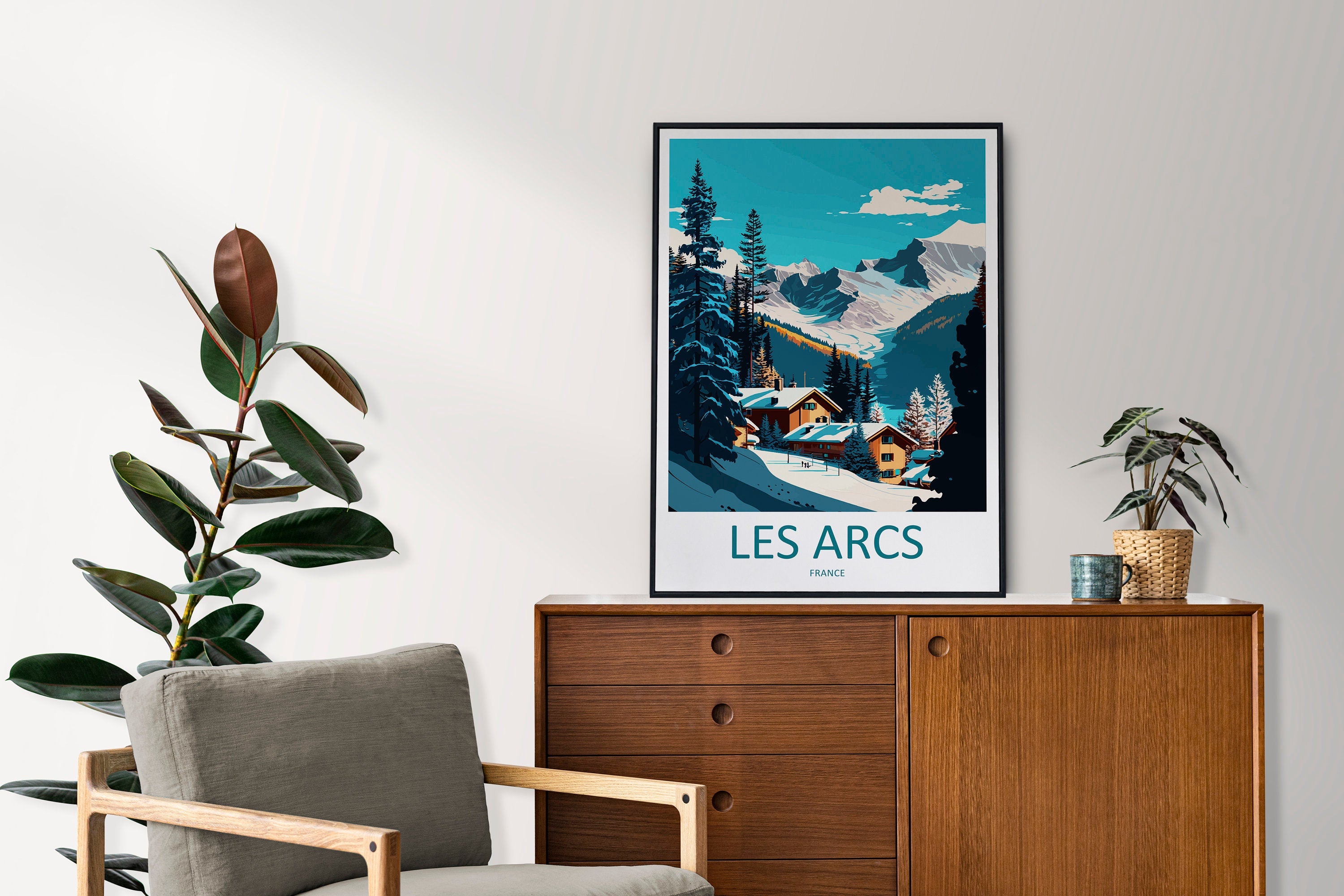 Les Arcs Travel Print