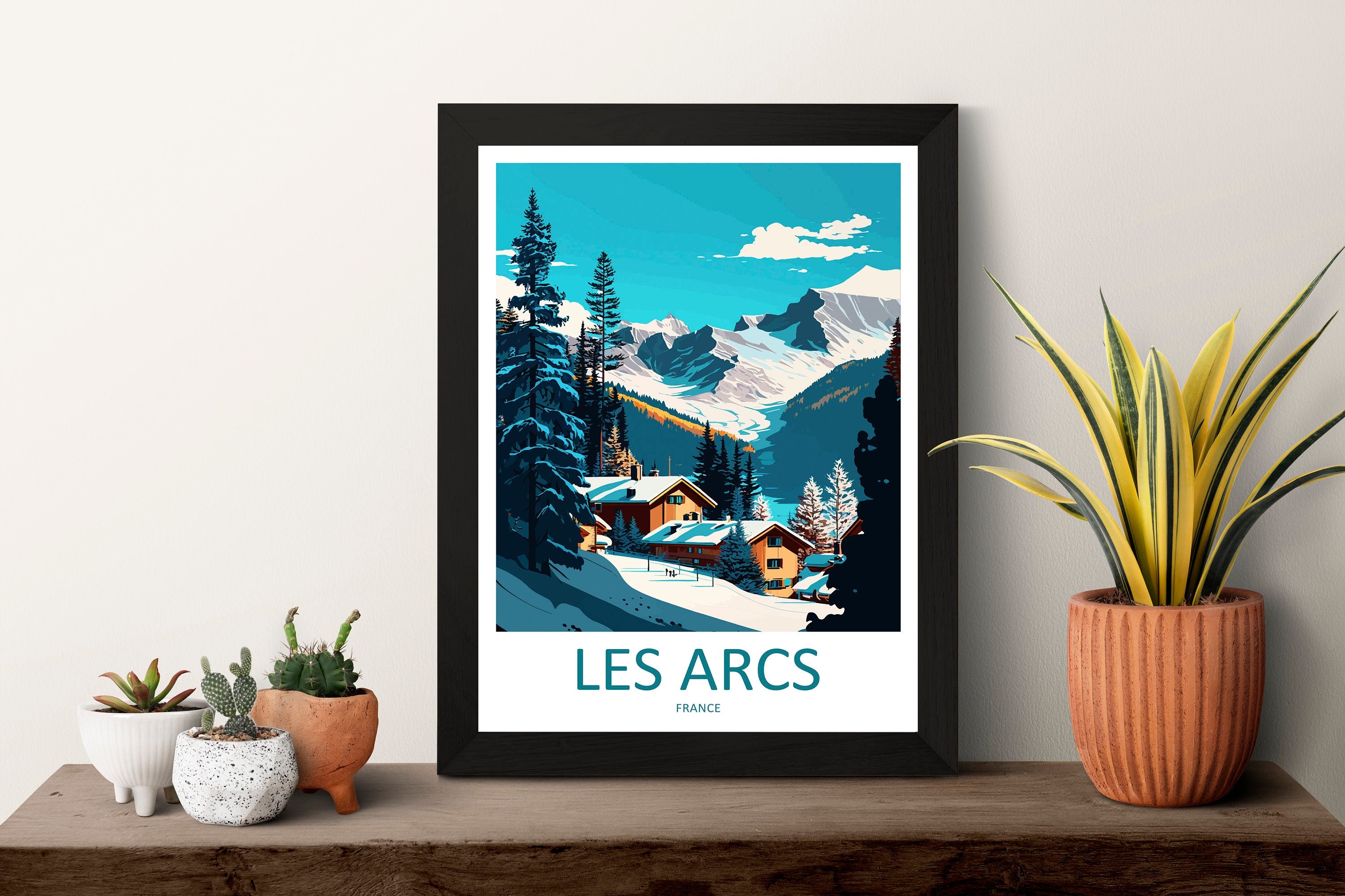 Les Arcs Travel Print