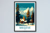 Megeve Travel Print