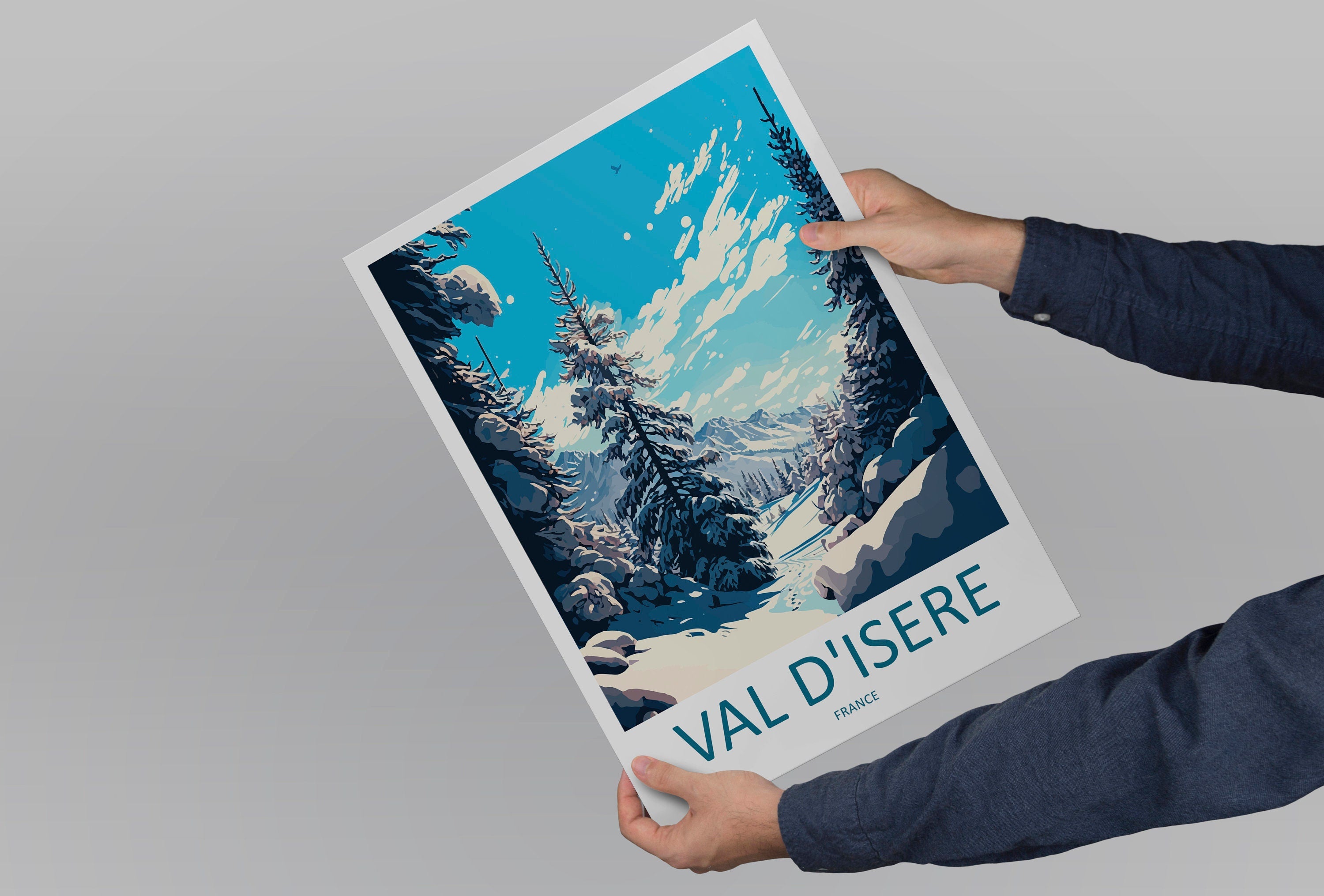 Val d'isere Travel Print