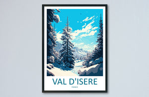 Val d'isere Travel Print