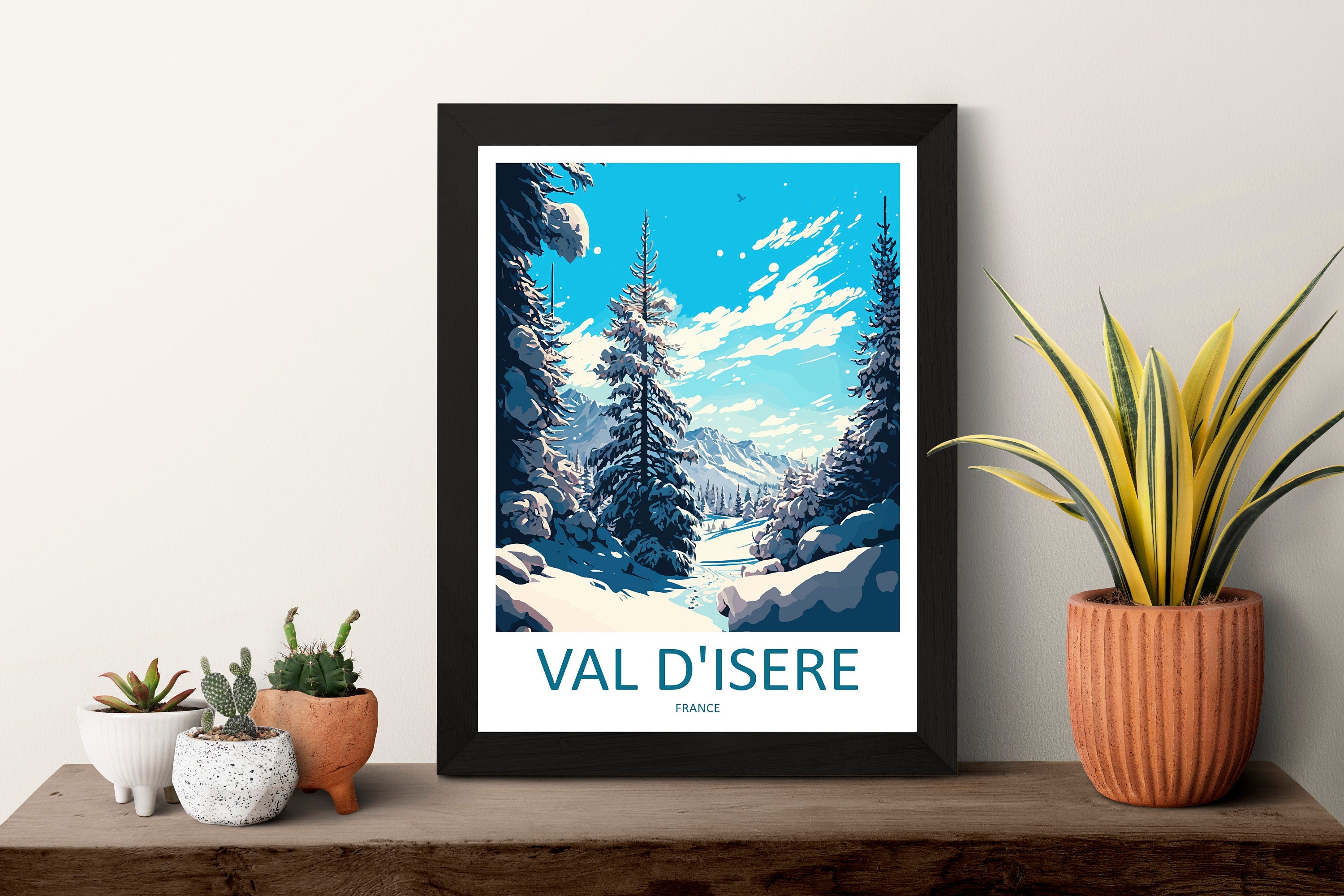 Val d'isere Travel Print