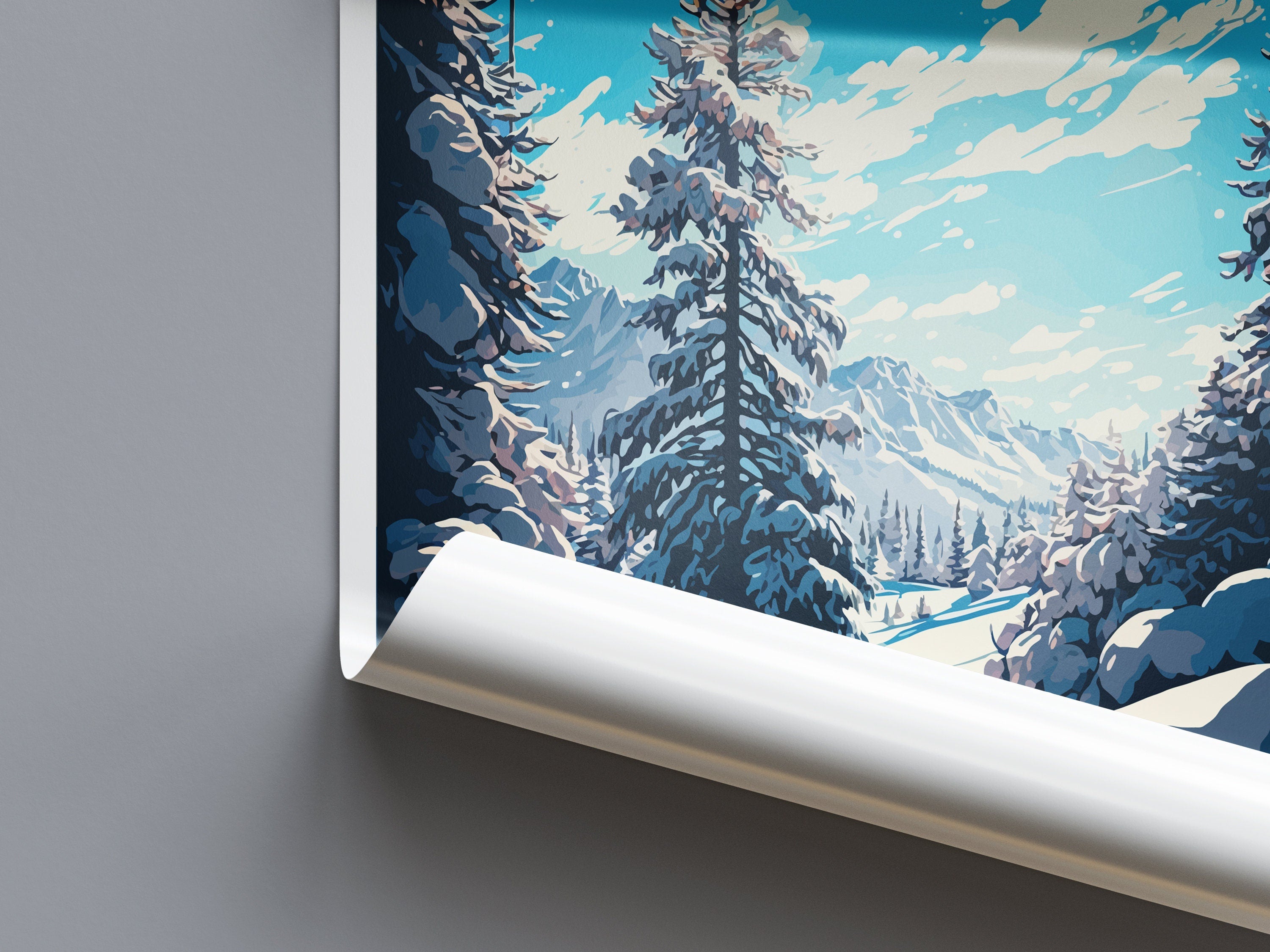 Val d'isere Travel Print