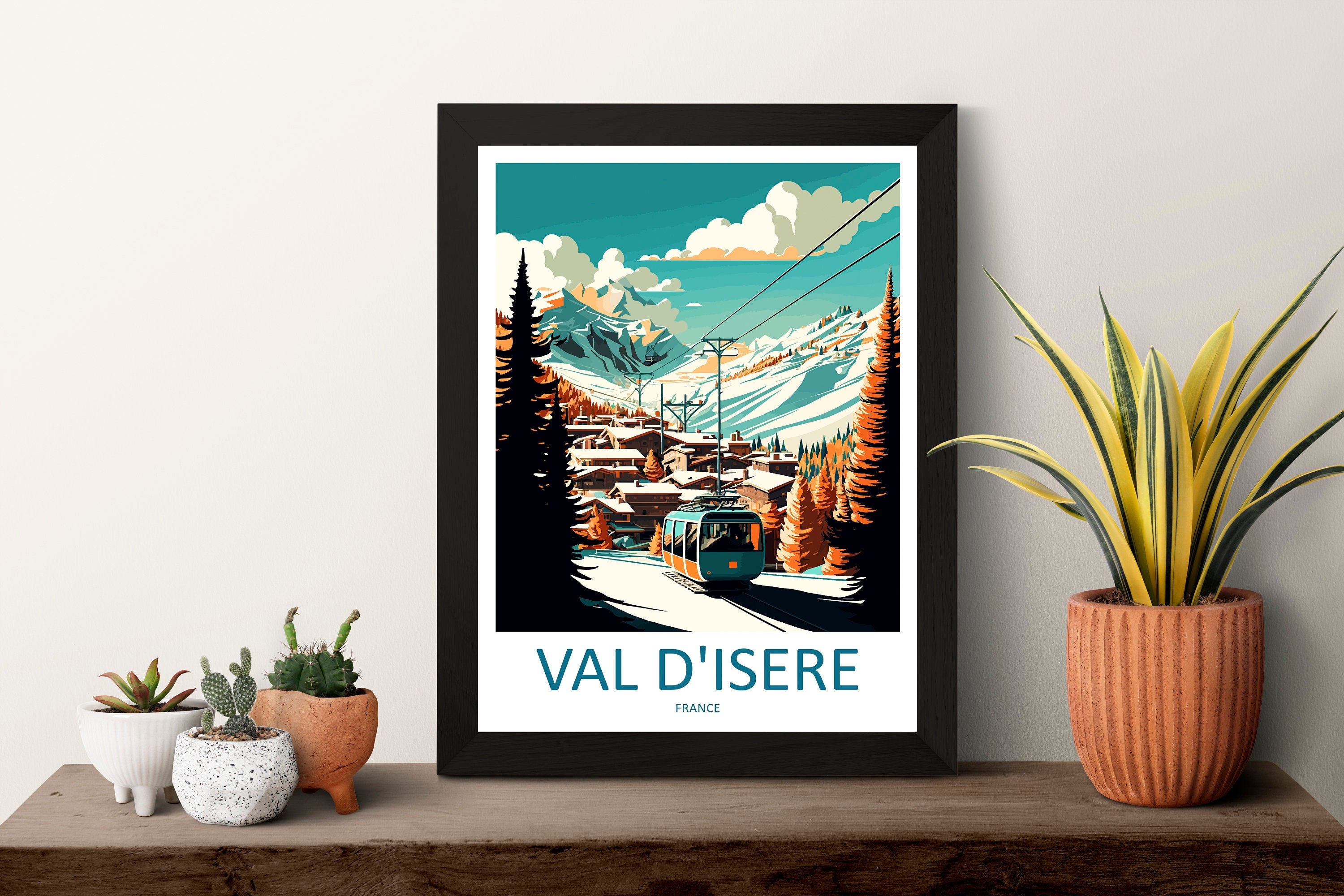 Val d'isere Travel Print