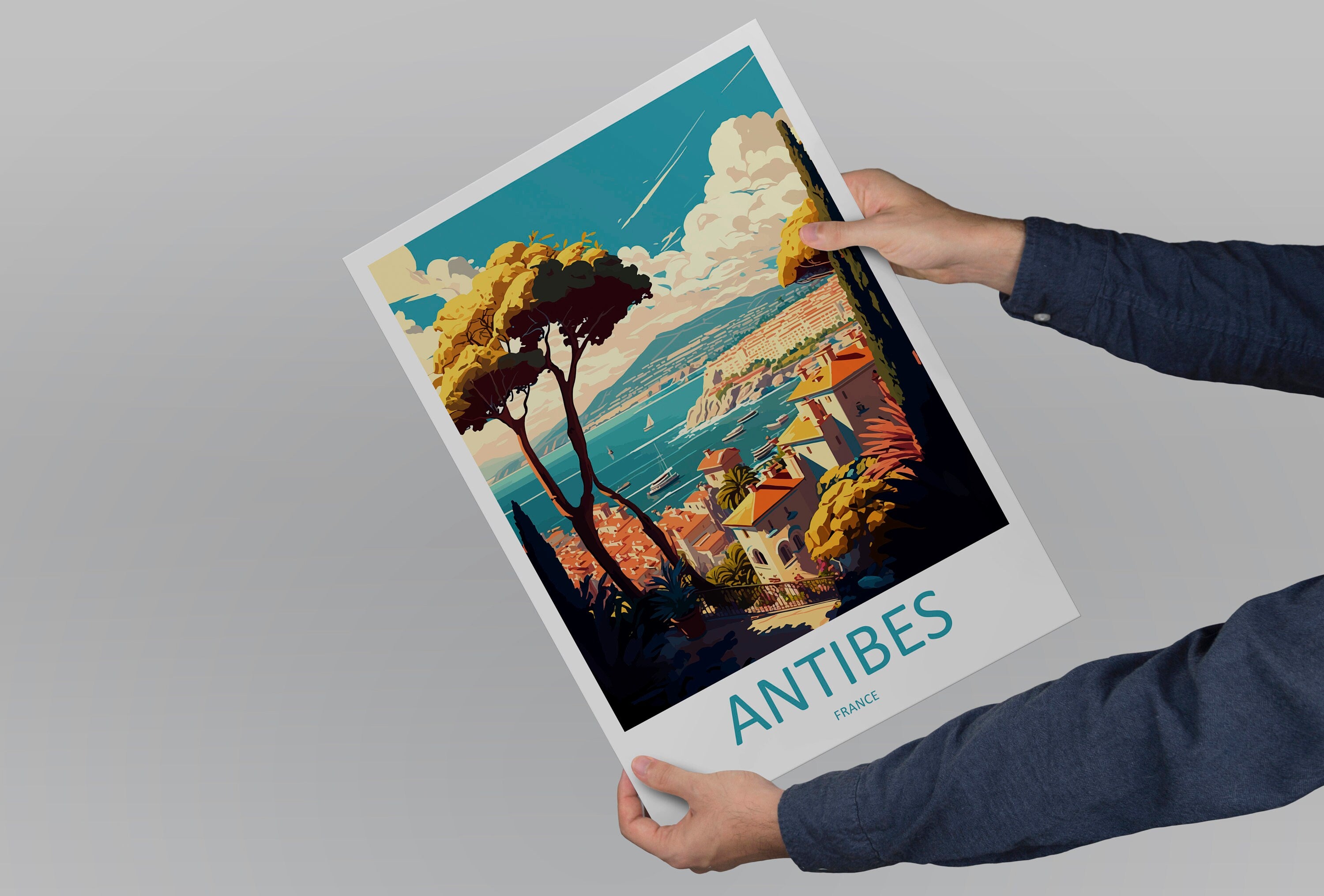 Antibes Travel Print