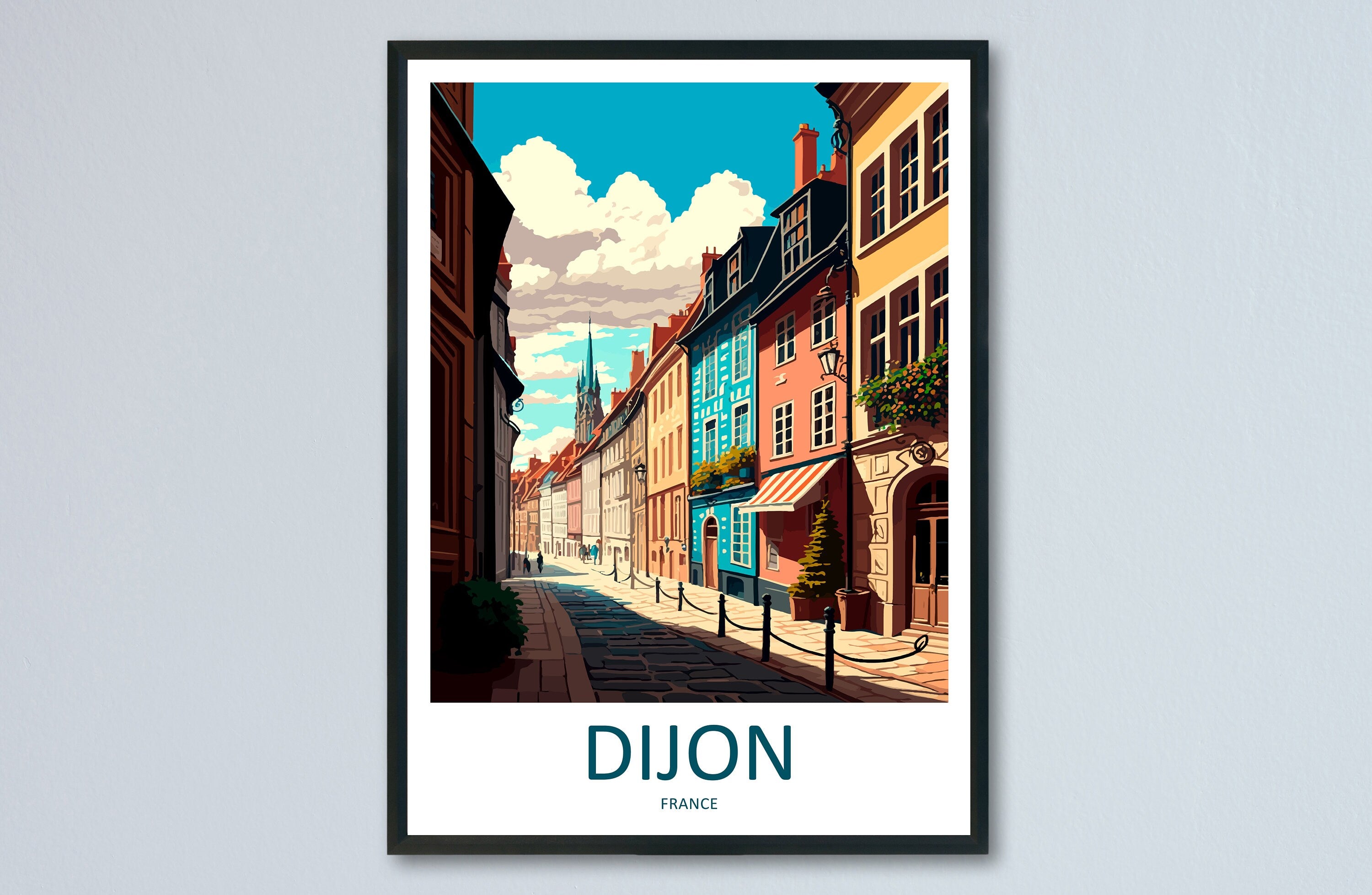 Dijon Travel Print