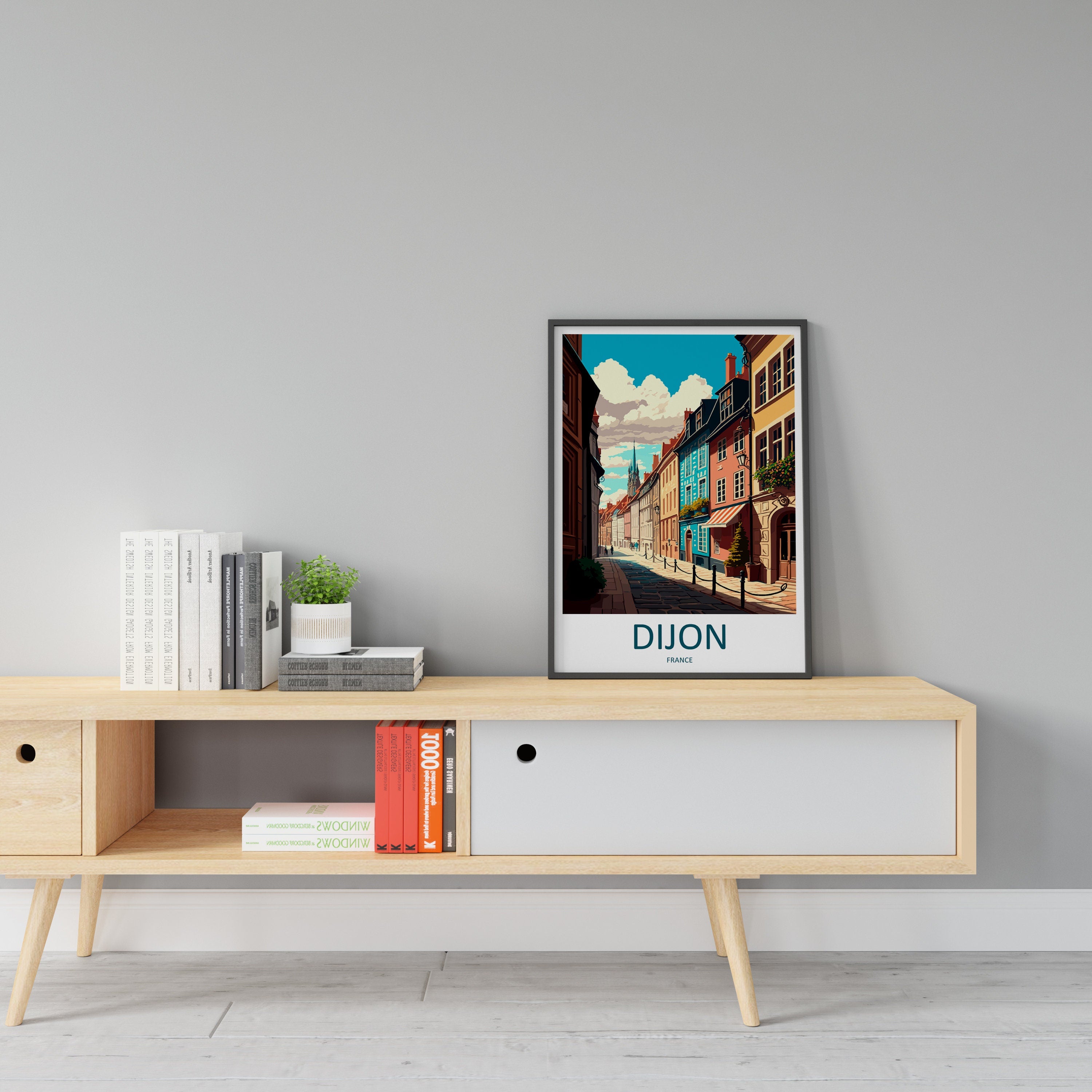 Dijon Travel Print