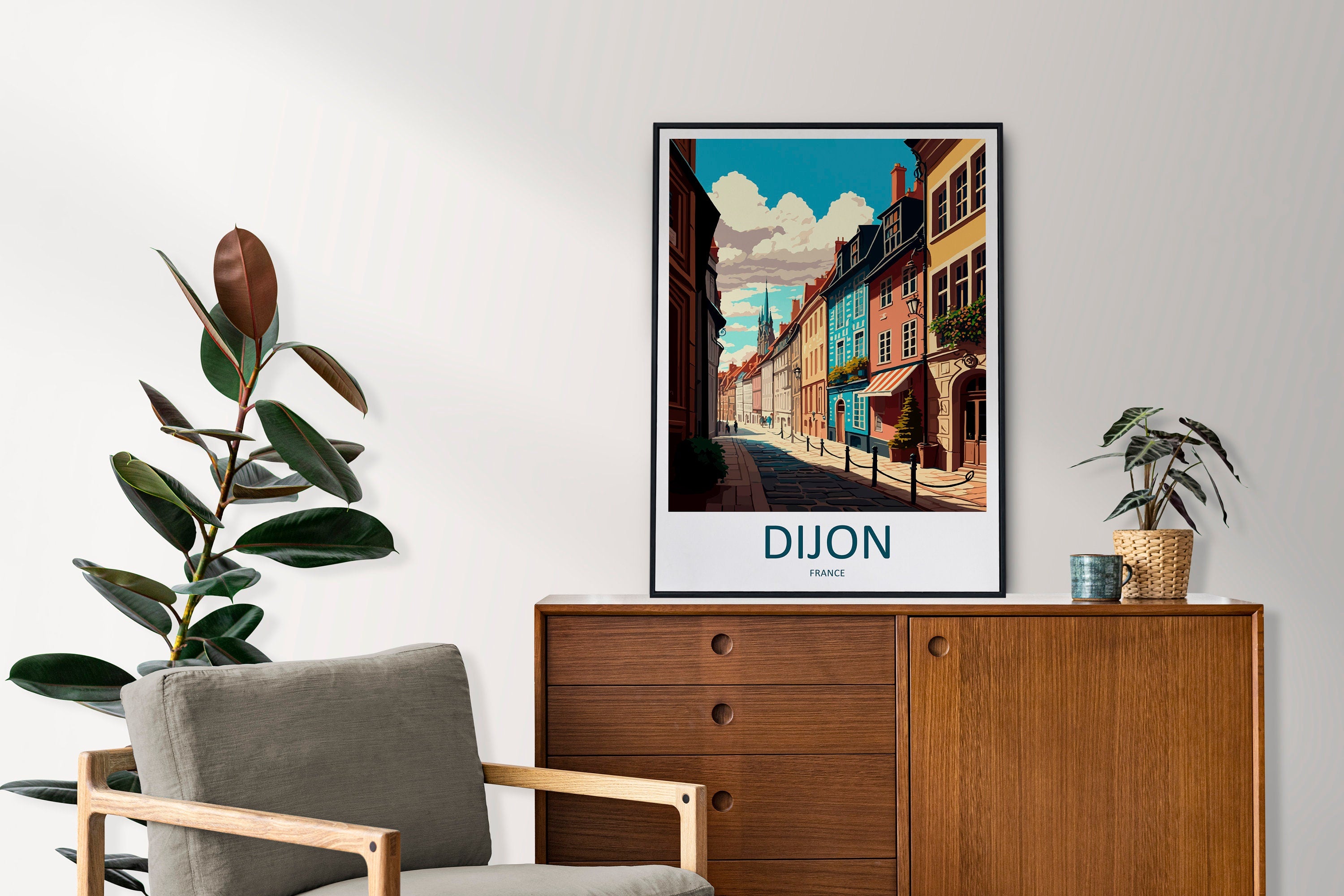 Dijon Travel Print