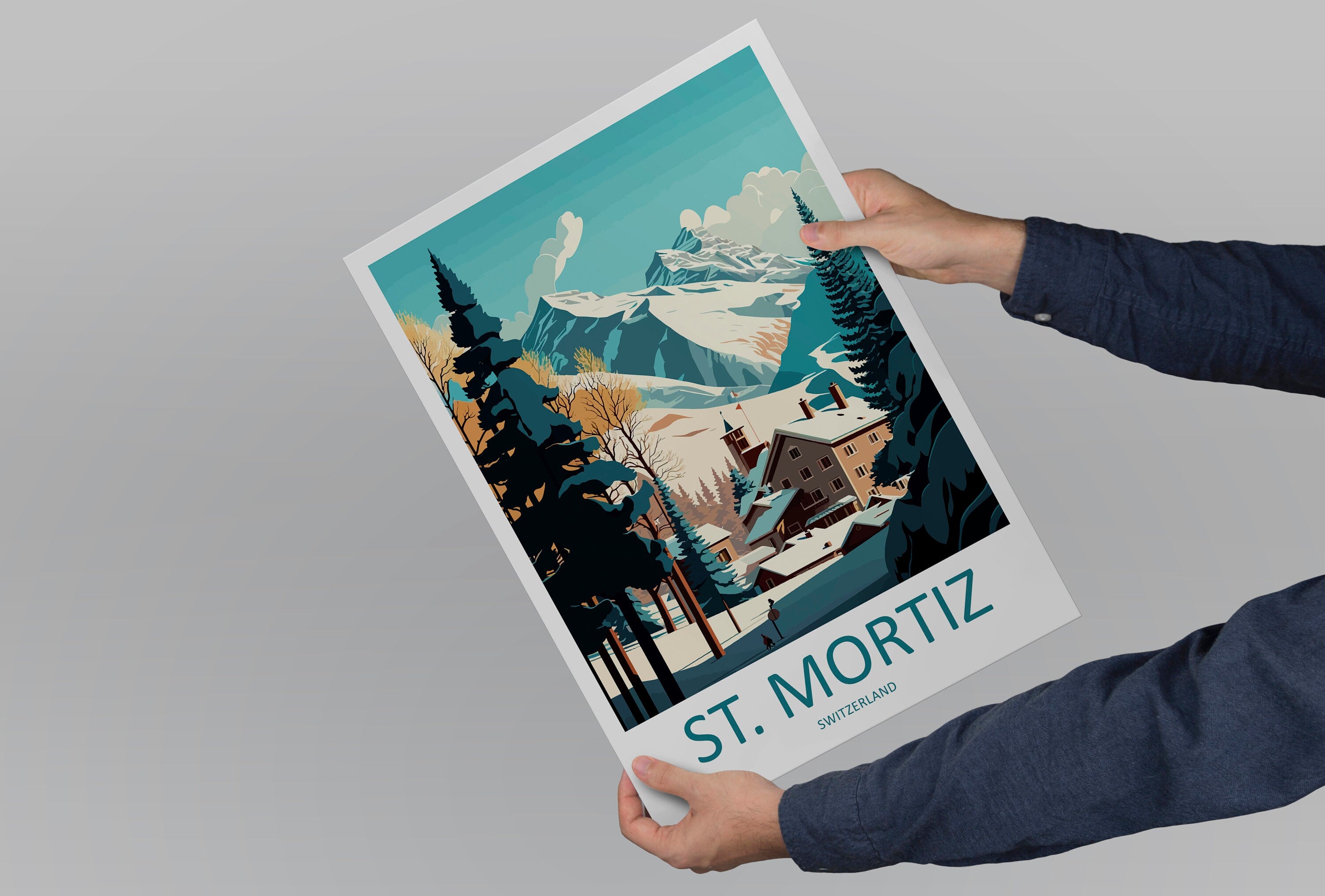 St. Mortiz Travel Print