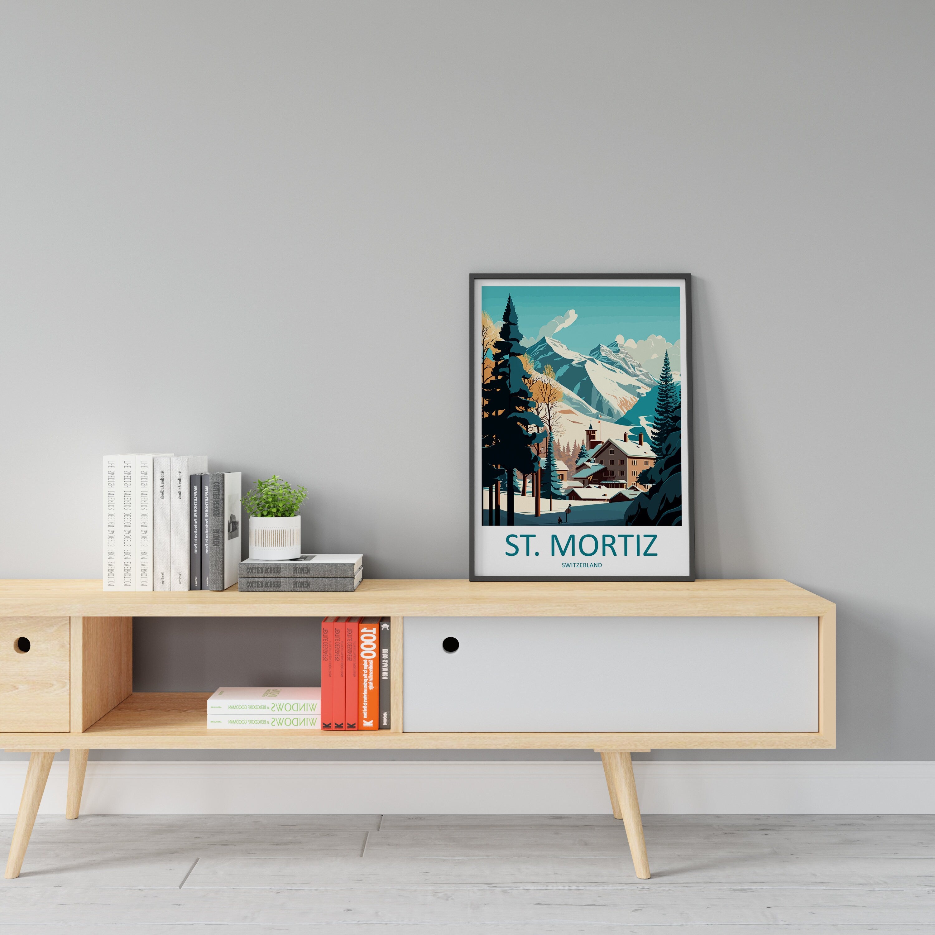 St. Mortiz Travel Print