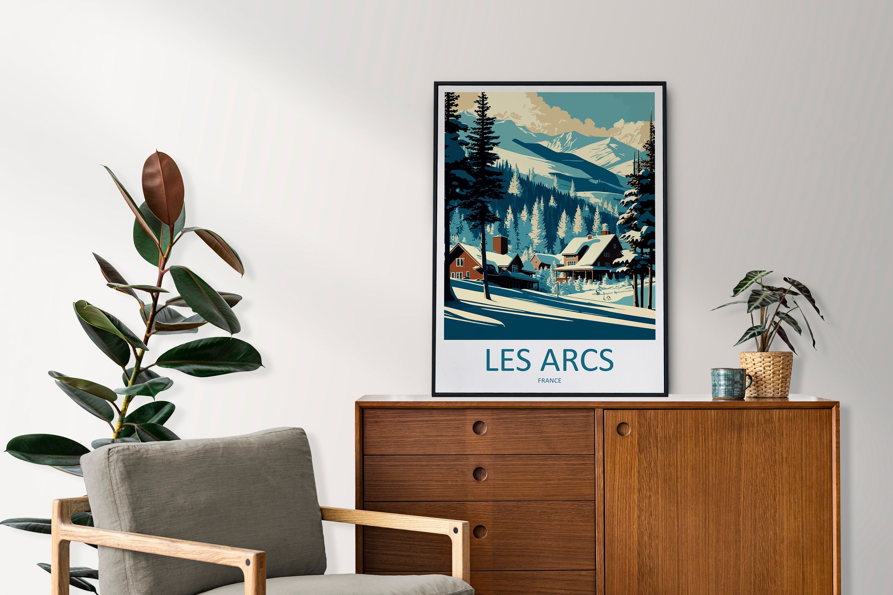 Les Arcs Travel Print