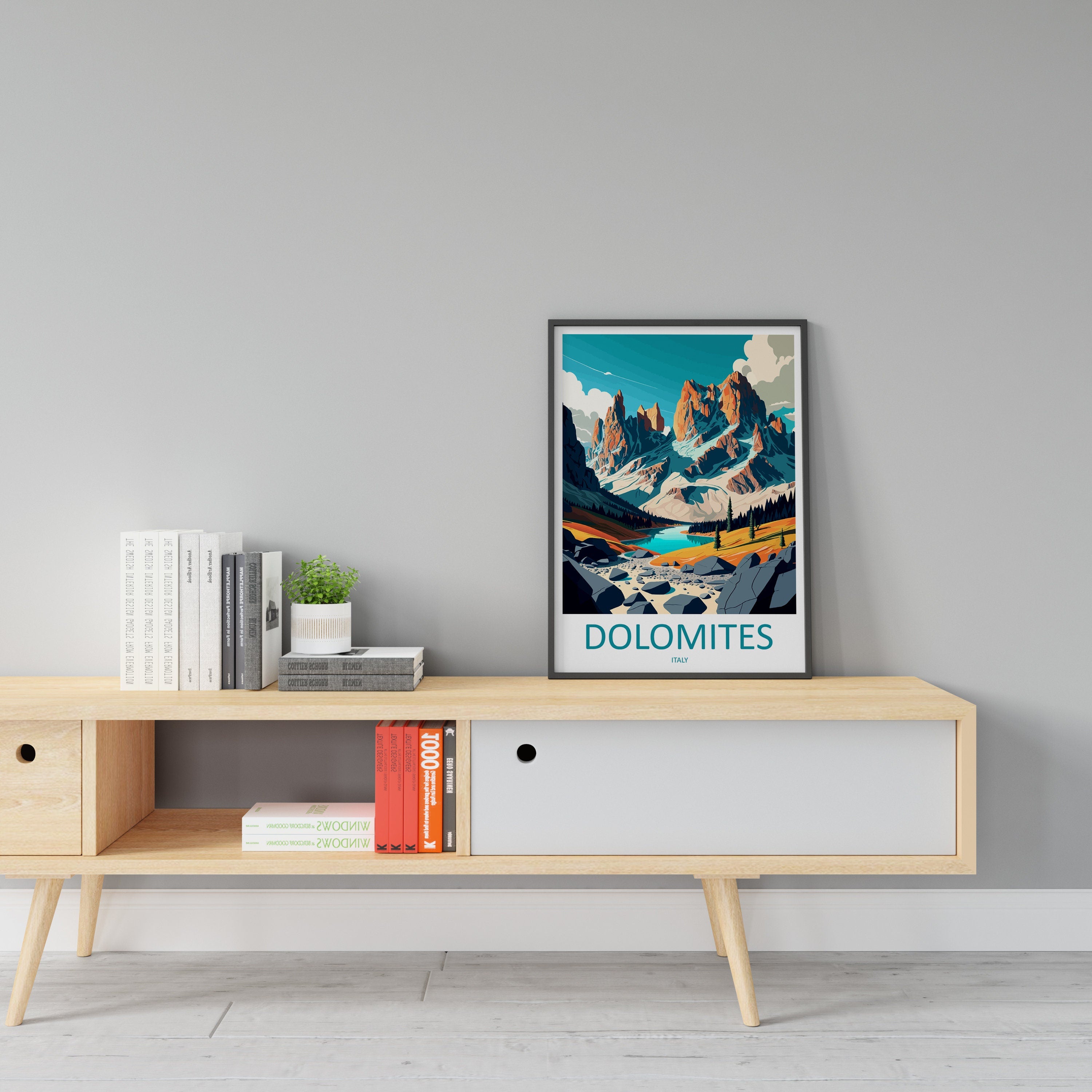 Dolomites Travel Print