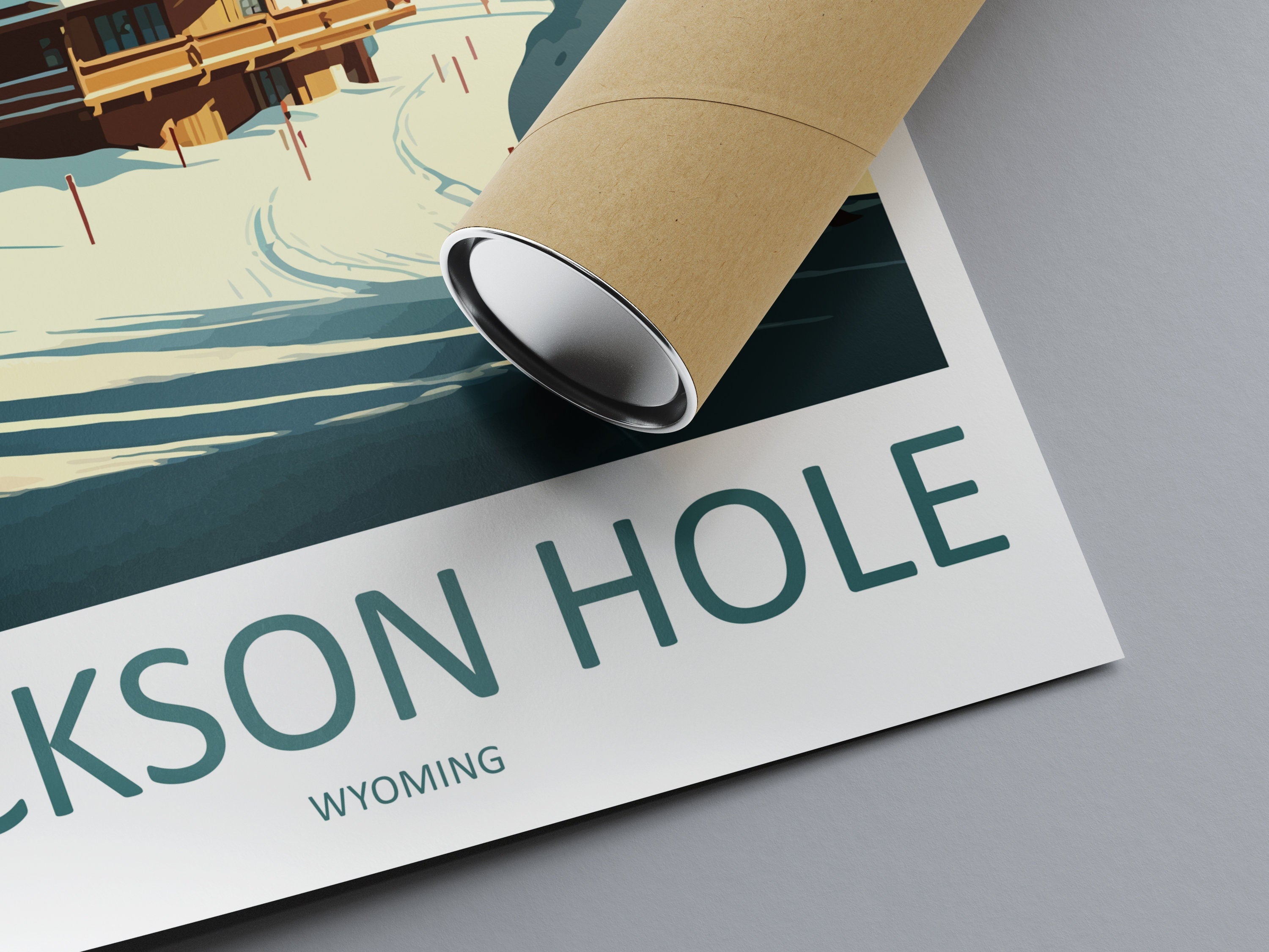 Jackson Hole Travel Print