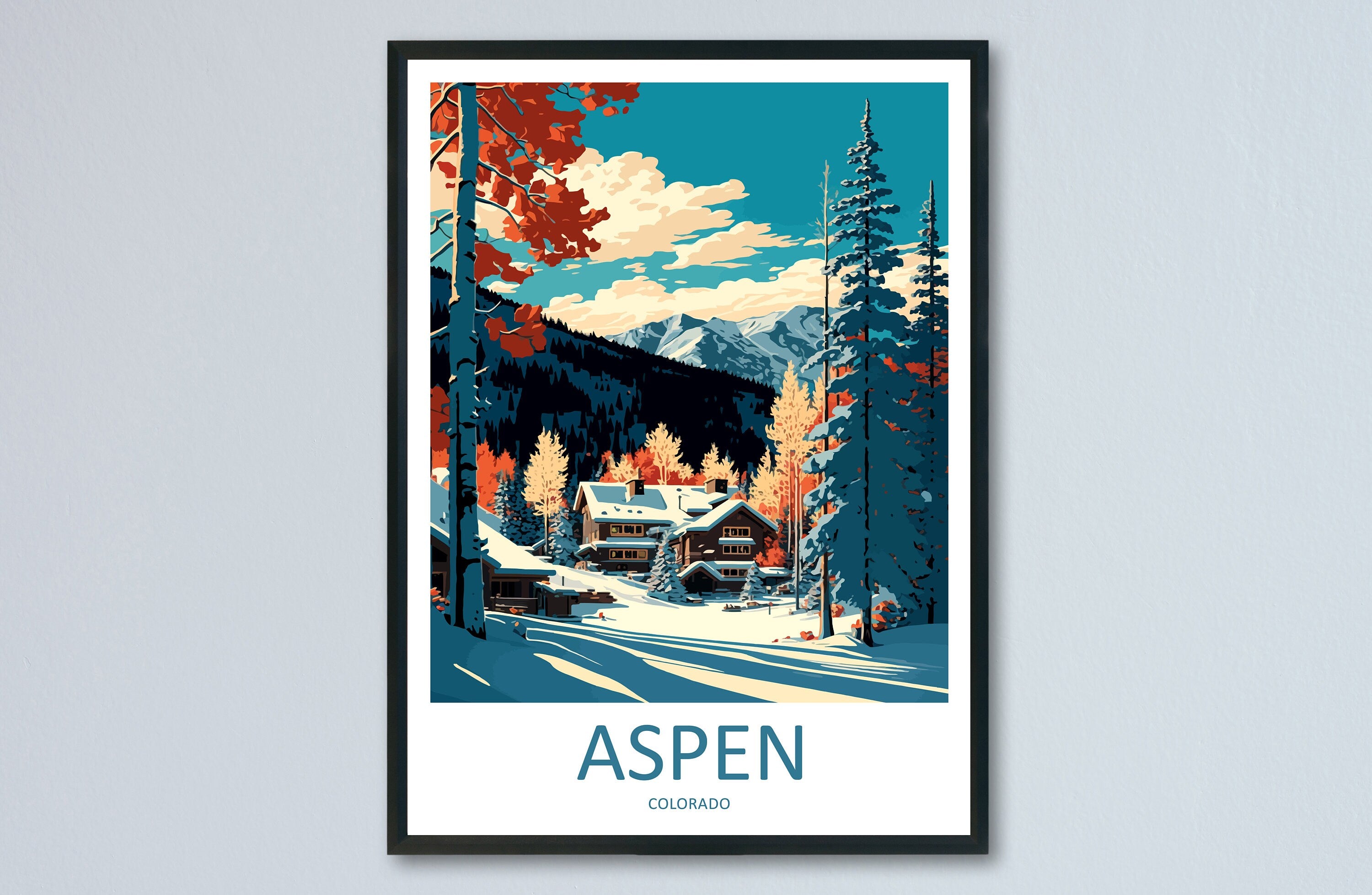 Aspen Travel Print