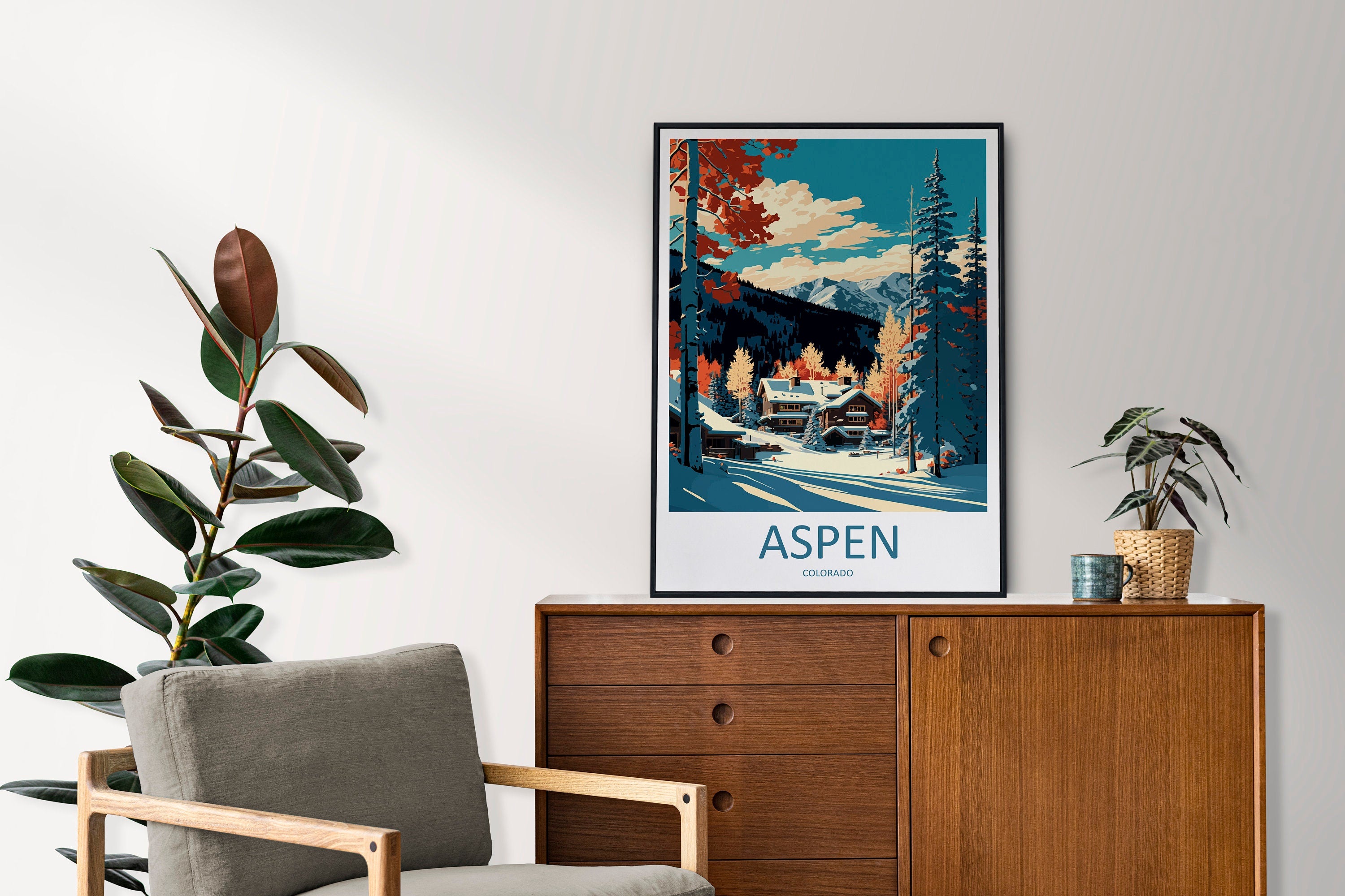 Aspen Travel Print