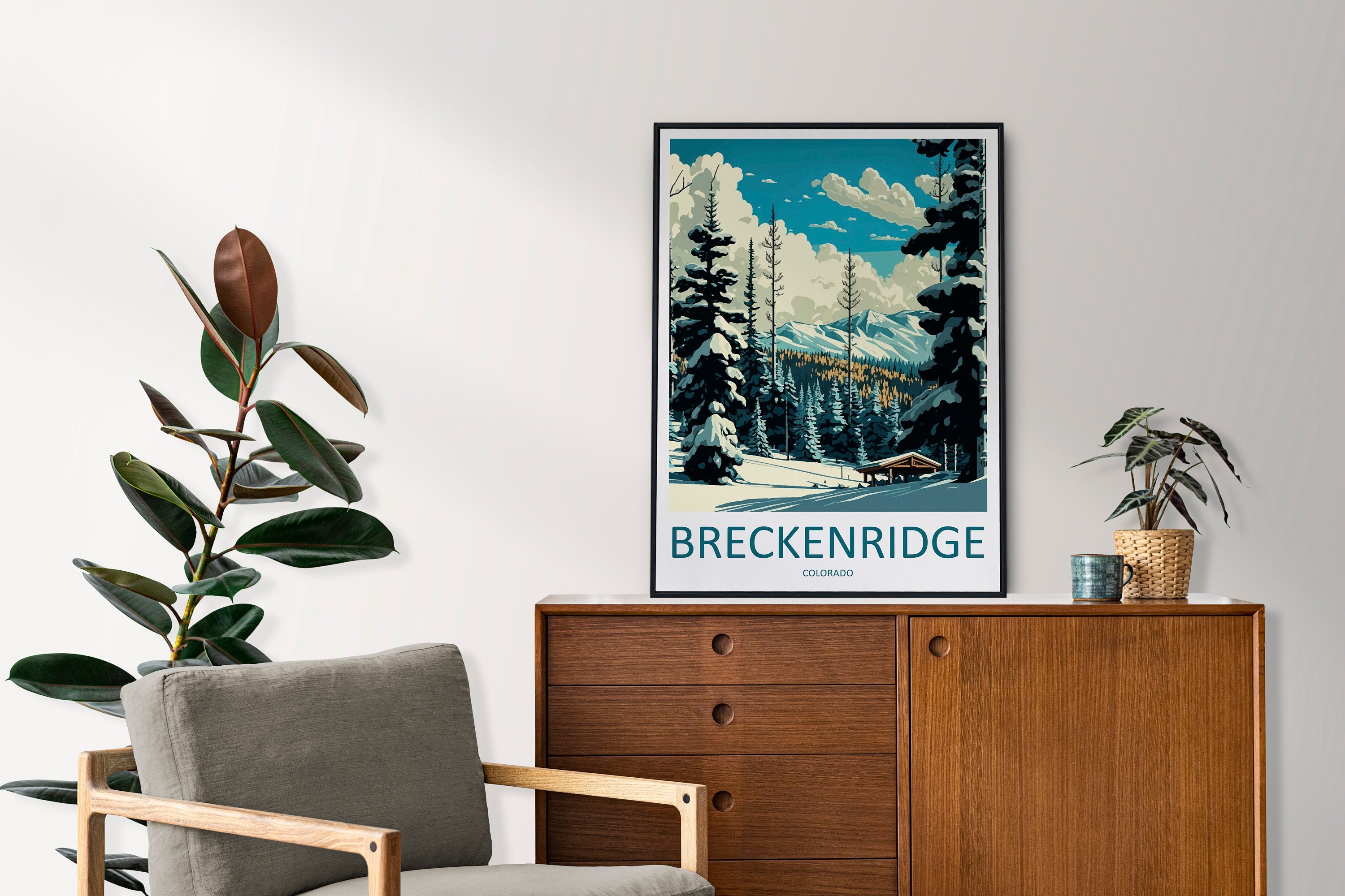 Breckenridge Travel Print