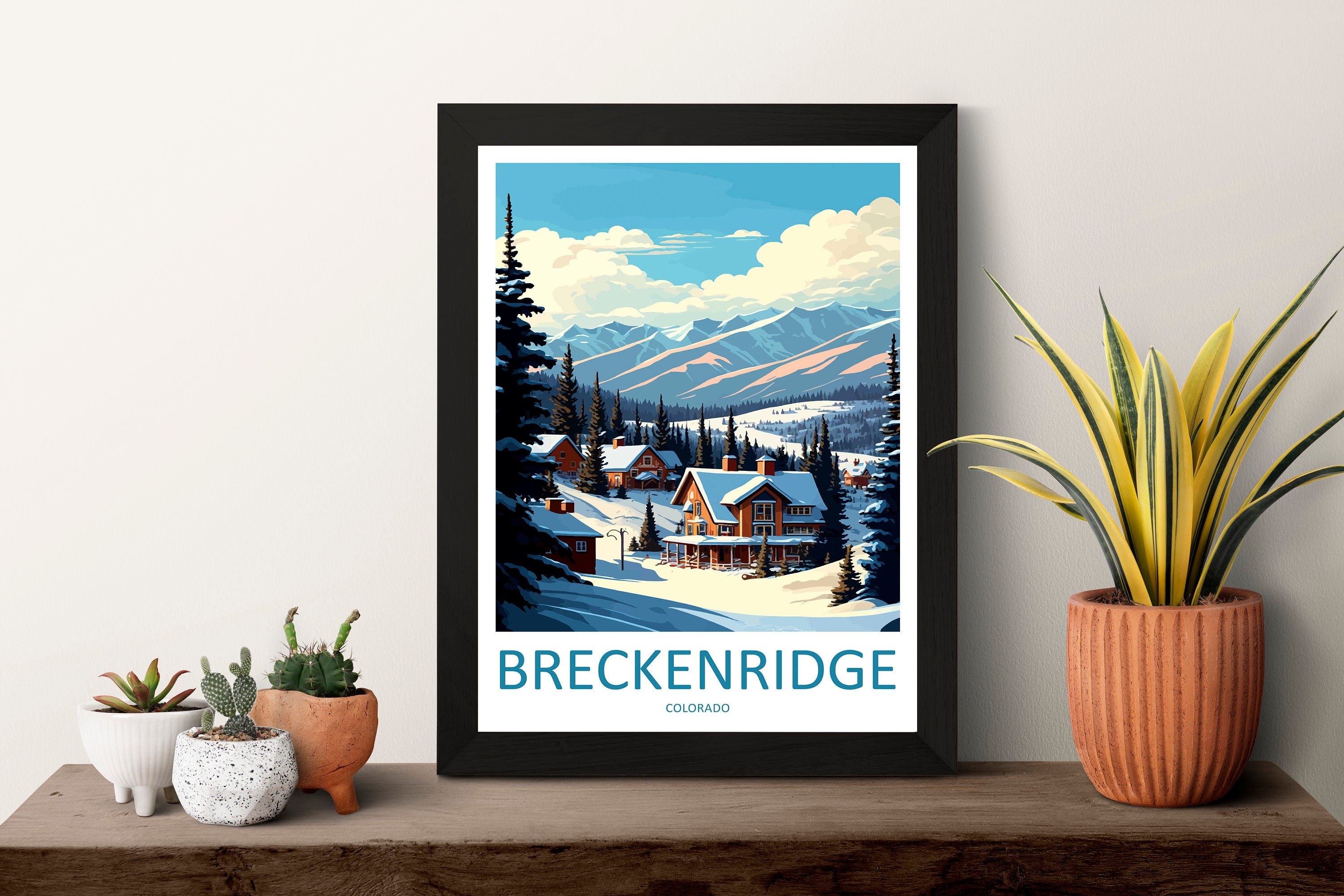 Breckenridge Travel Print