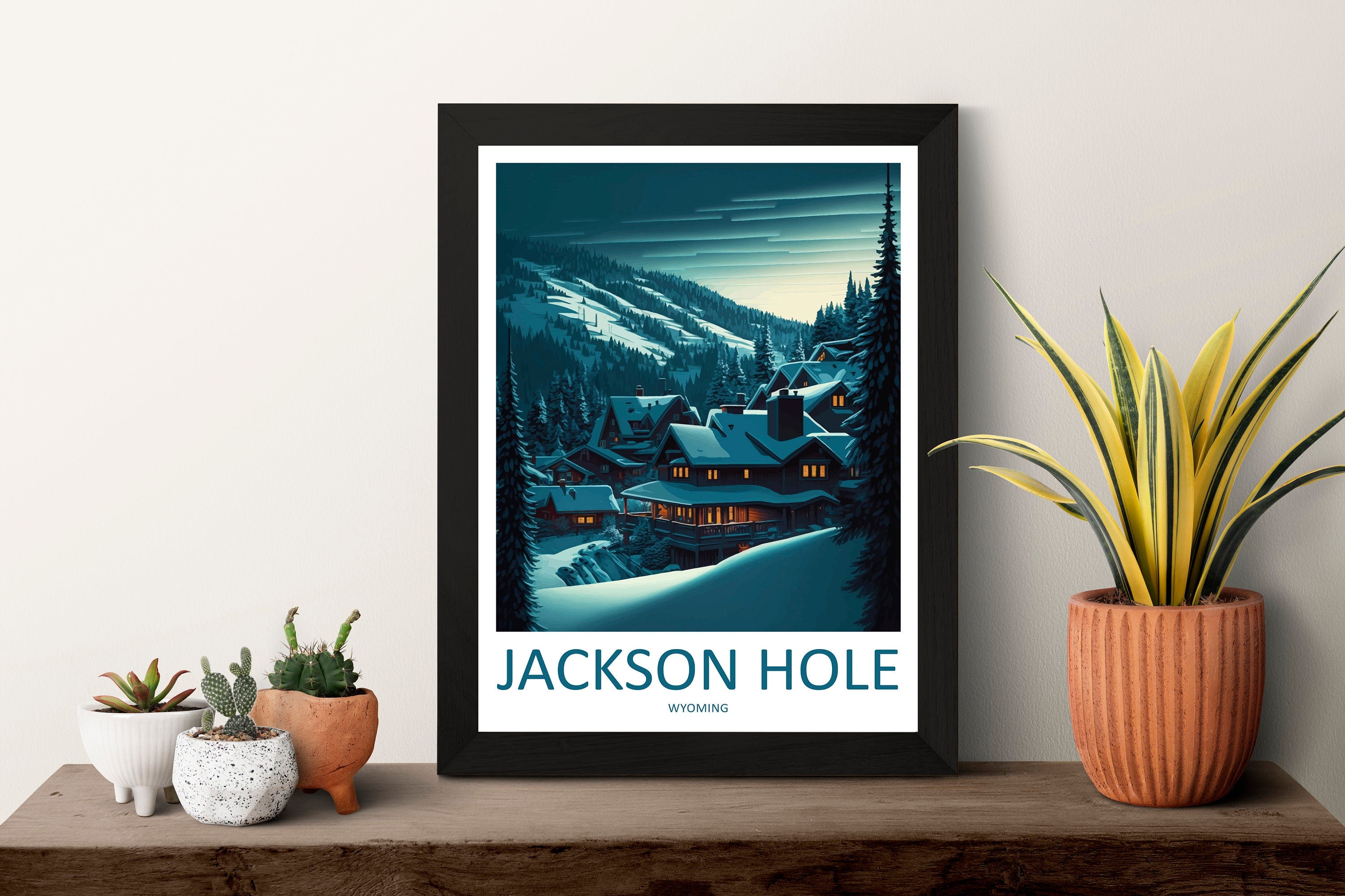 Jackson Hole Travel Print