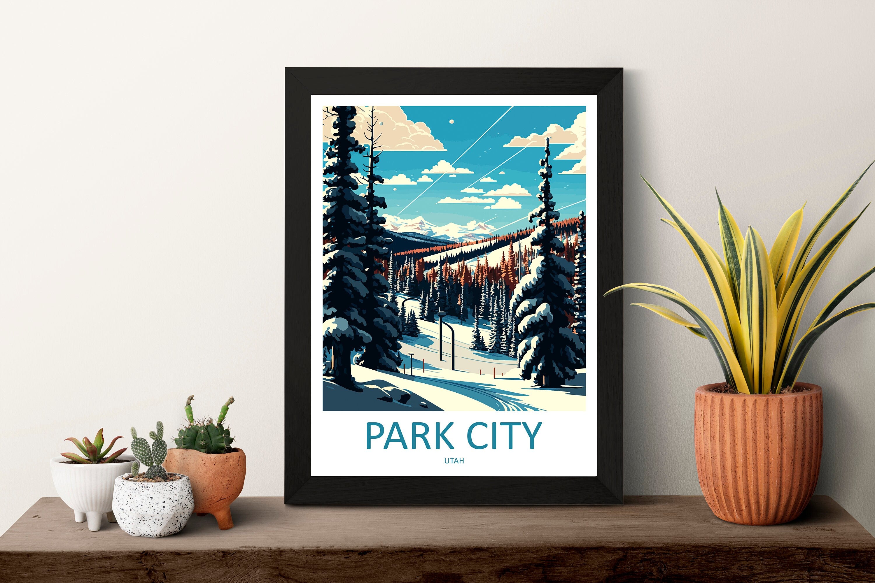 Park City Travel Print